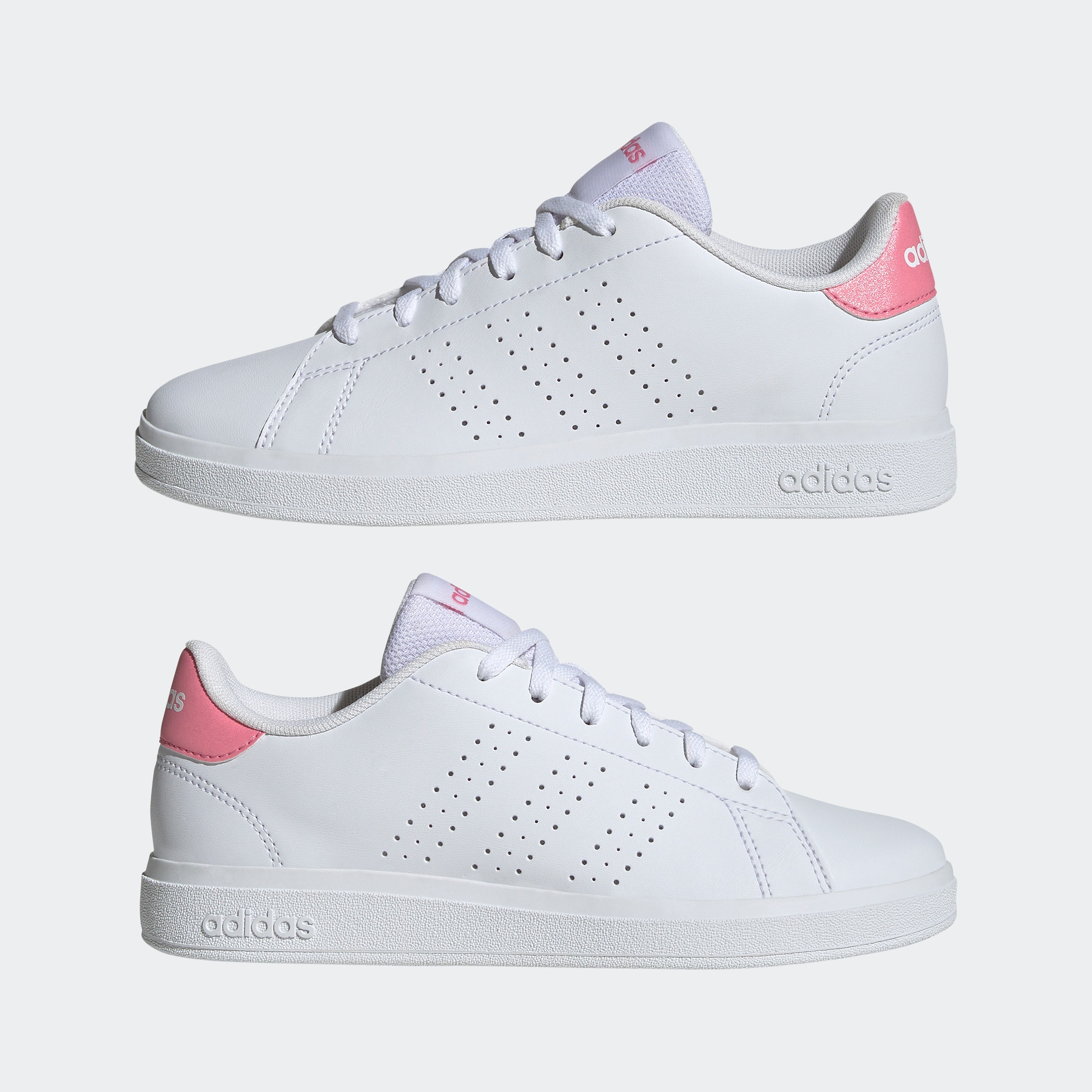 adidas Sportswear Sneaker »ADVANTAGE BASE 2.0 KIDS«, Design auf den Spuren des adidas Stan Smith