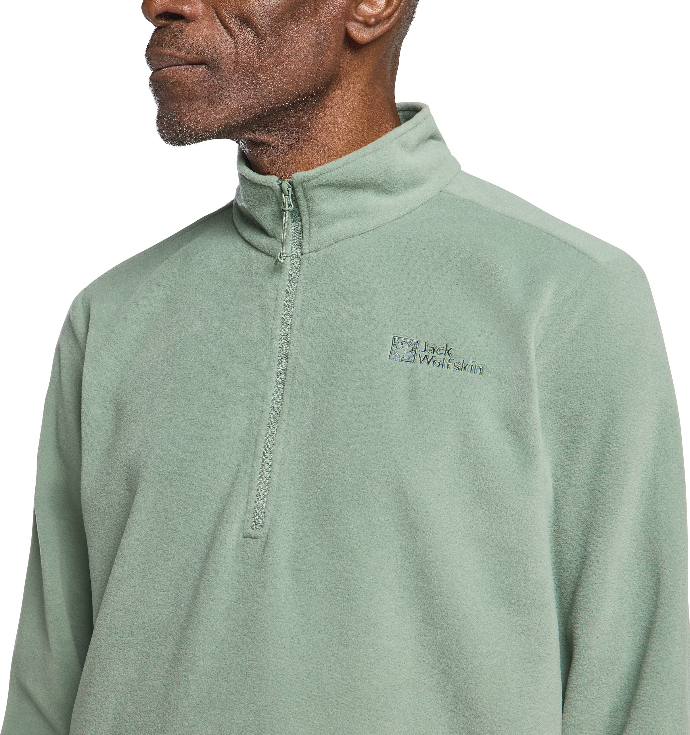 Jack Wolfskin Fleecepullover »TAUNUS HZ M«, aus recyceltem Polyester, atmungsaktiv
