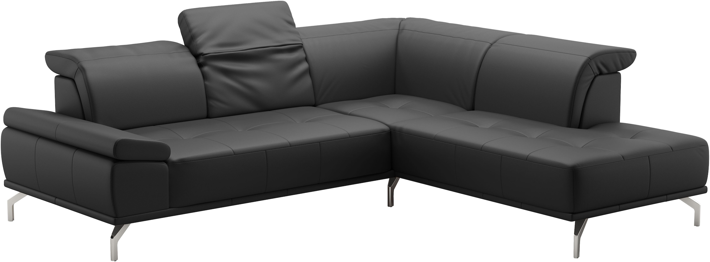 Places of Style Ecksofa »Caluna«, Inkl.Sitztiefenverstellung, wahlweise mit Kopf- und Armteilverstellung