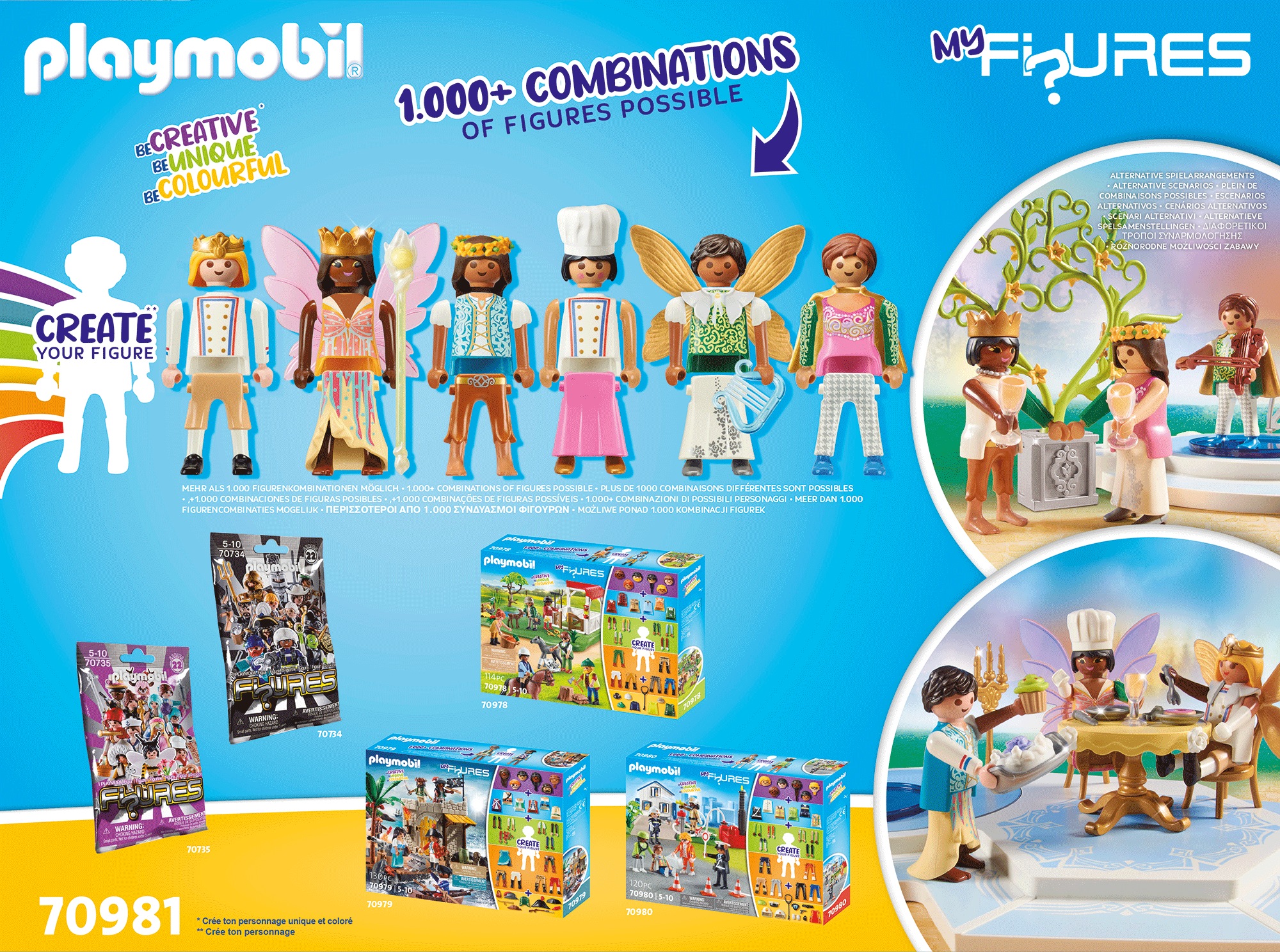 Playmobil® Konstruktions-Spielset »The Magic Dance (70981), My Figures«, (132 St.), Made in Europe