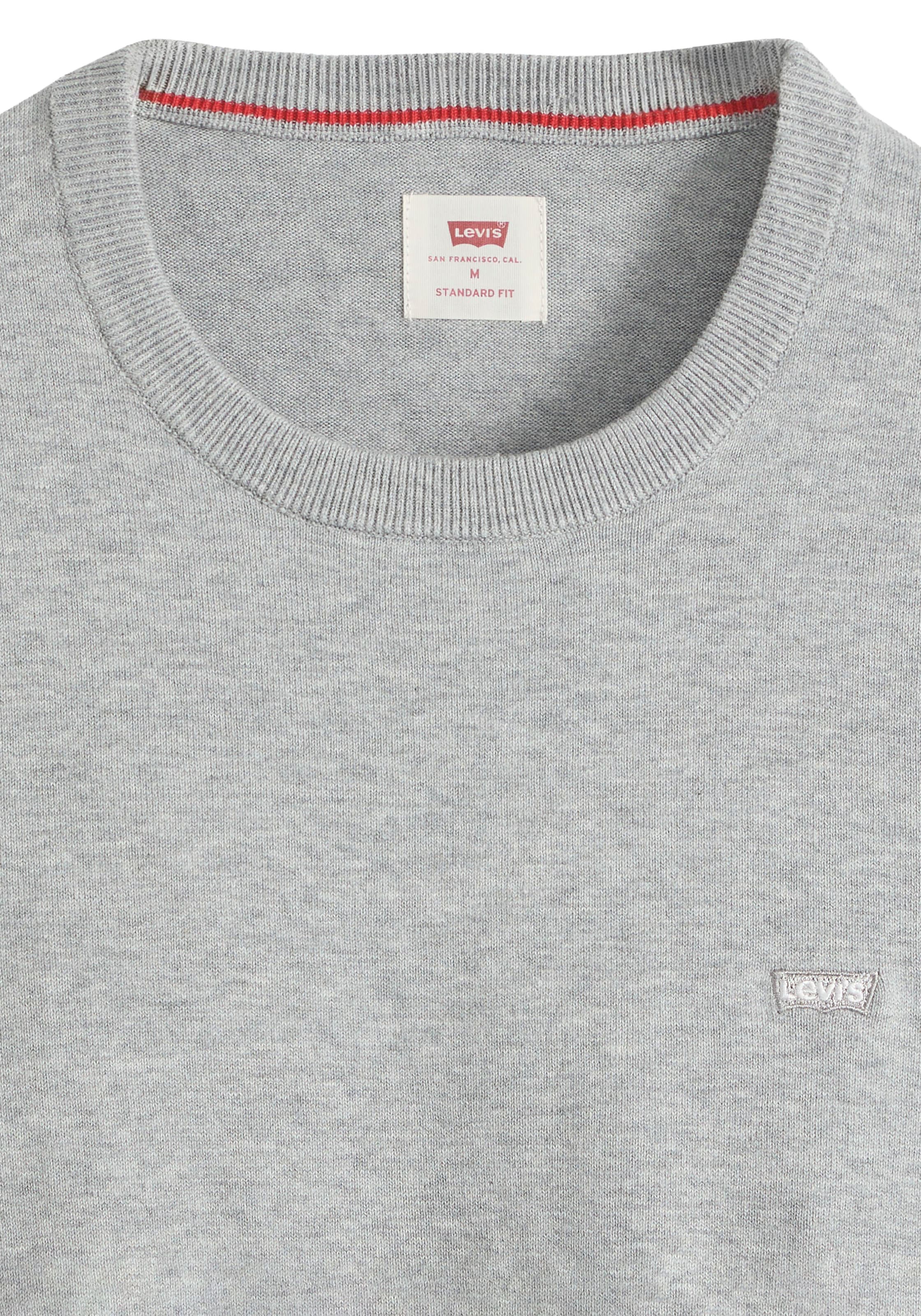 Levi's® Rundhalspullover »LIGHTWEIGHT HM SWEATER« Feingerippte Abschlüsse