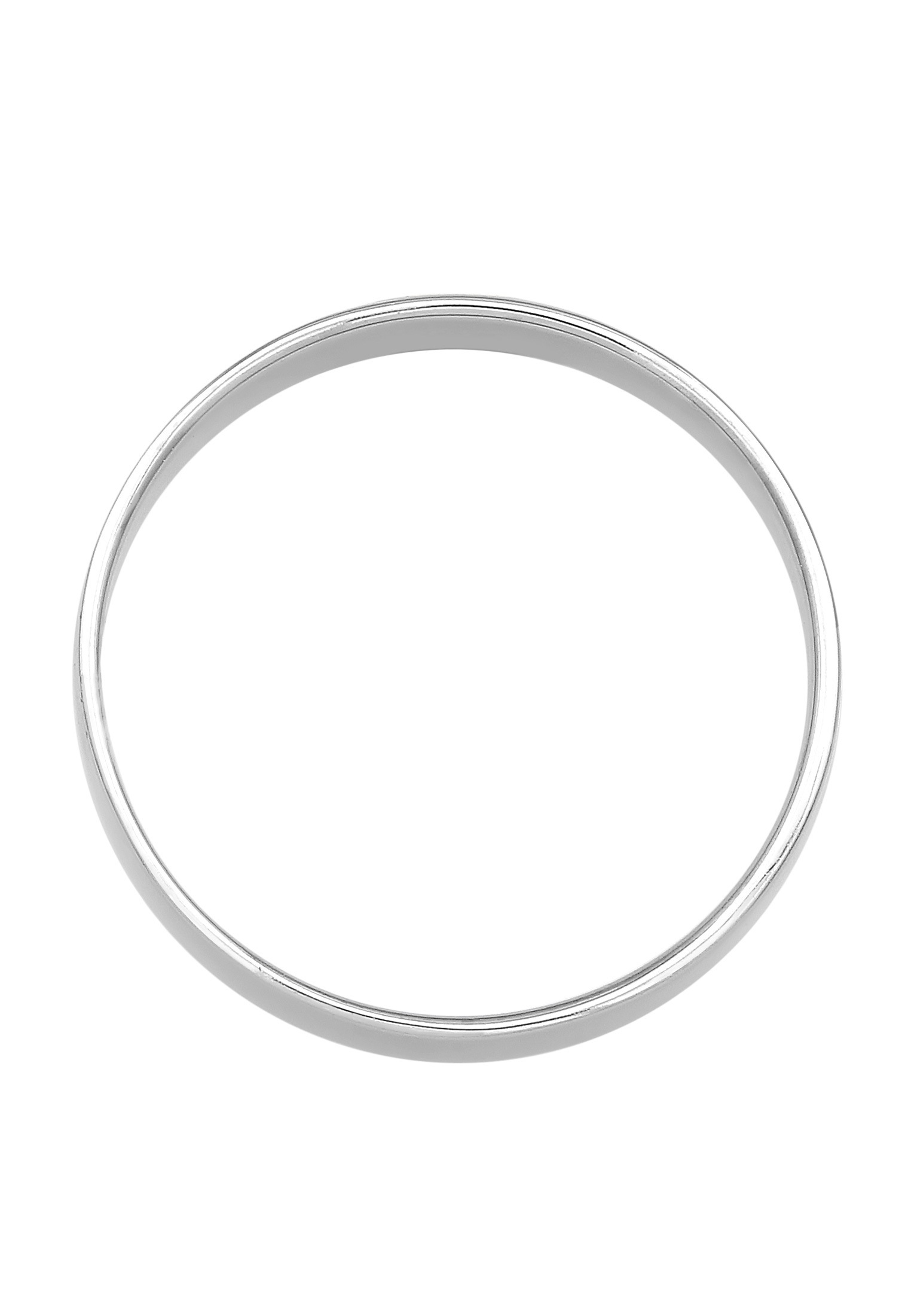 Elli Premium Silberring »Ring Bandring Trauring Basic 585 Weißgold«