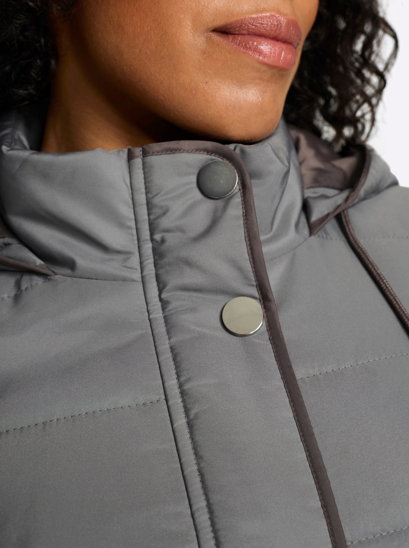 Classic Basics Steppjacke mit Kapuze