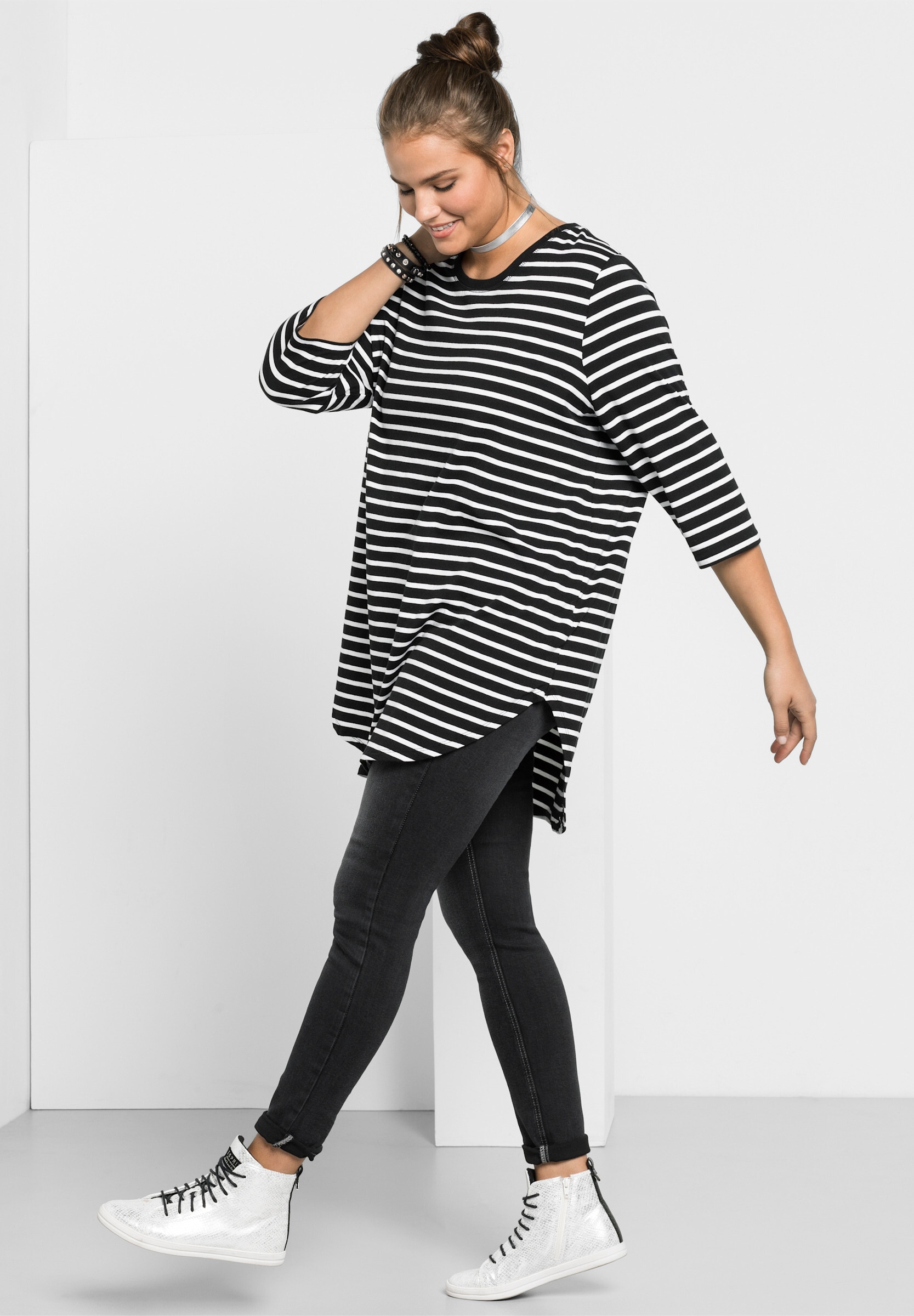Sheego Schlupfjeans »Jeans-Leggings Jeggings in Power-Stretch-Qualität« Power-Stretch-Qualität