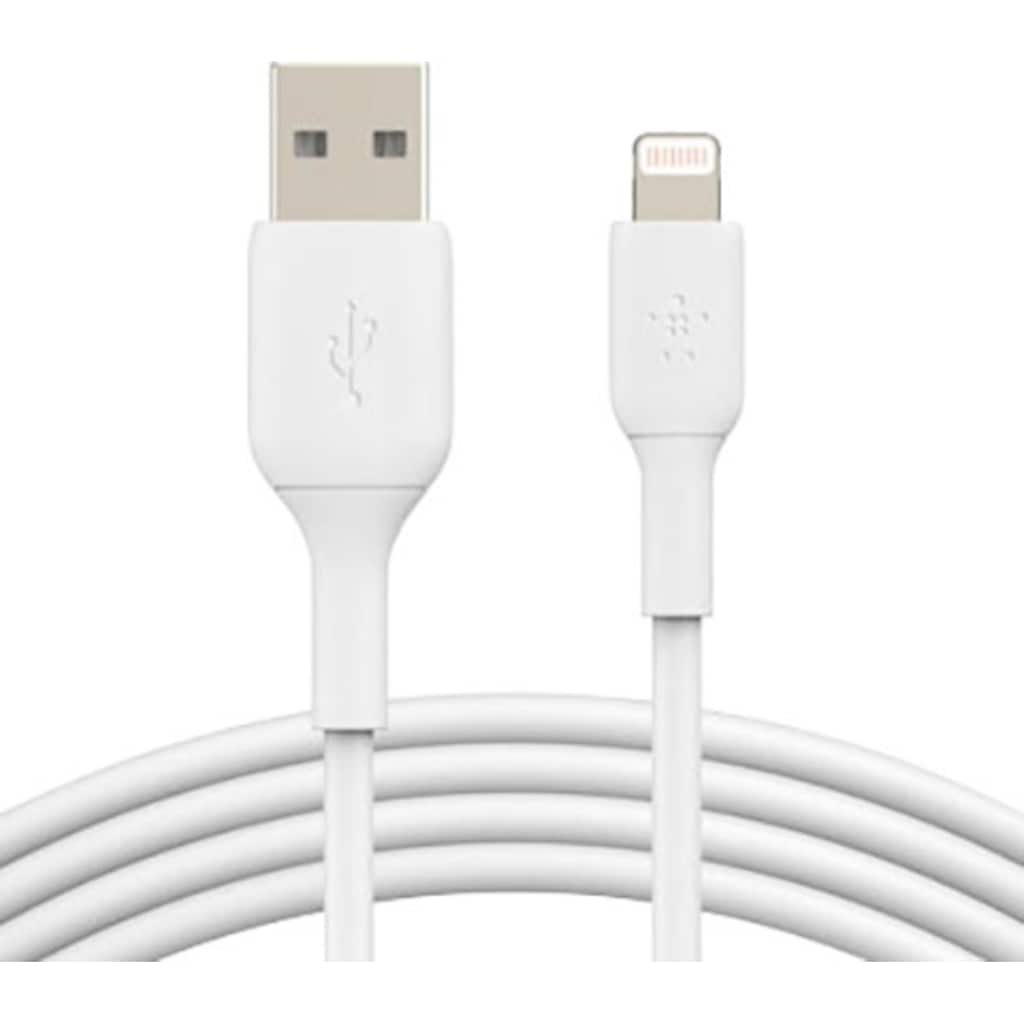 Belkin Smartphone-Kabel »Lightning Lade/Sync Kabel PVC mfi zertifiziert 3m«, USB Typ A, Lightning, 300 cm