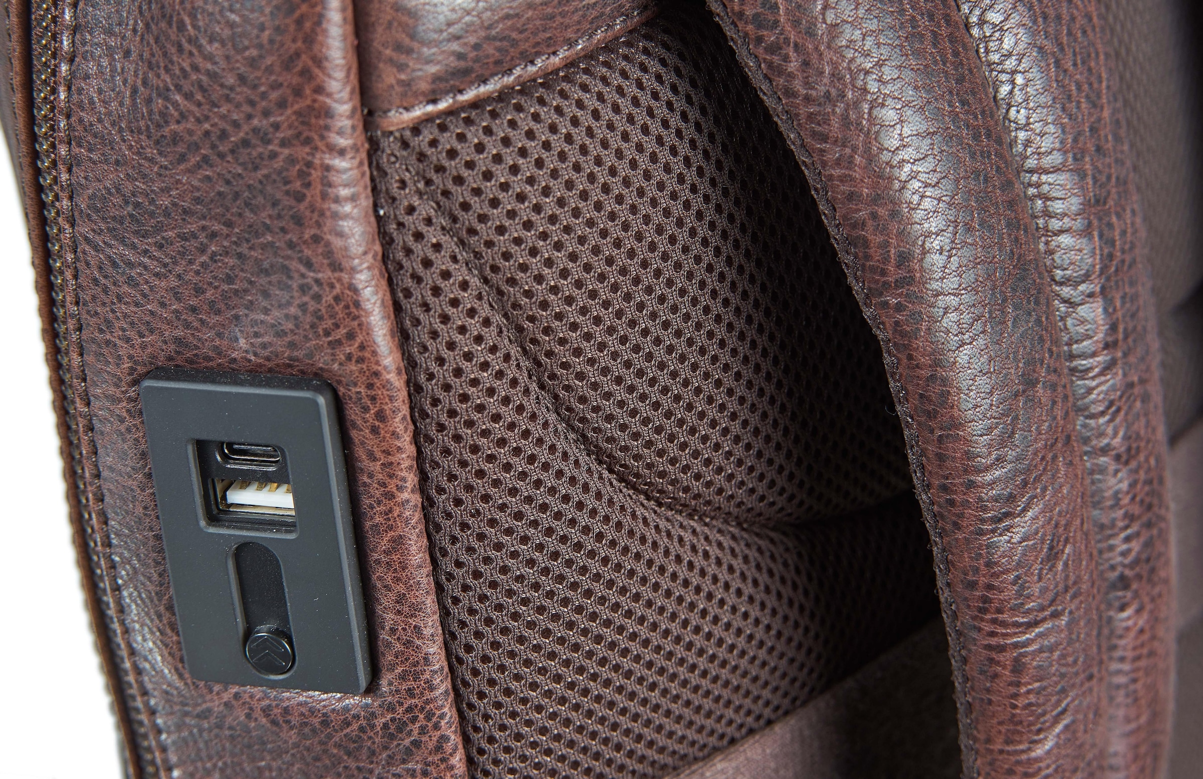 Packenger Laptoprucksack »Urban Style, Dallas, Camouflage mit Powerbank und USB-Schleuse«