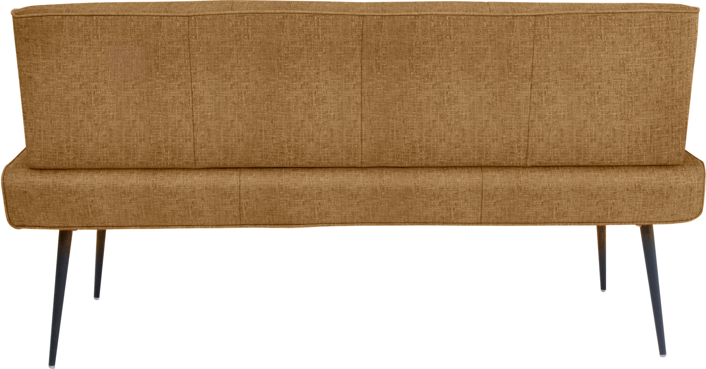 K+W Komfort & Wohnen Polsterbank »Giacomo I« 1 Stk. tlg. Metallfüsse in schwarz, wahlweise in der Breite 200cm oder 177cm