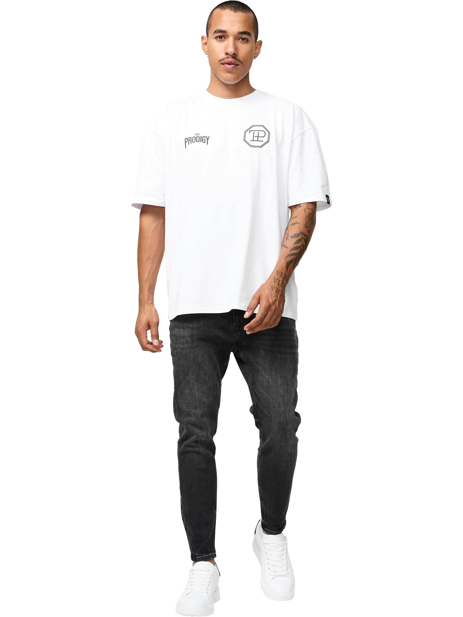 trueprodigy Oversize-Shirt »Robin Logo Print Oversized Rundhals«