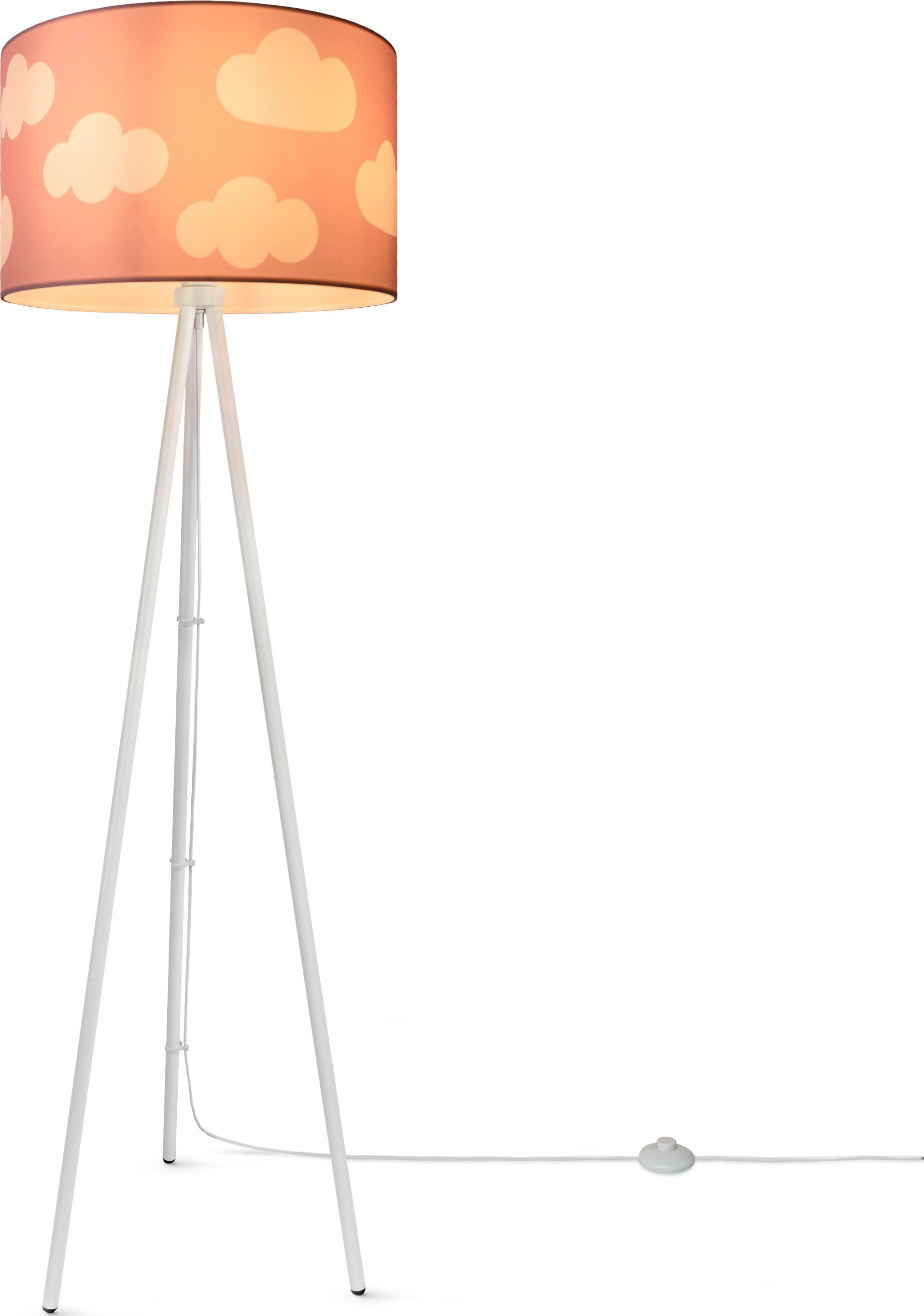 Paco Home »Trina Spielzimmer kaufen Cosmo«, OTTO Stehlampe bei Stehlampe Lampenschirm Stoff online Wolken Kinderzimmer Pastell