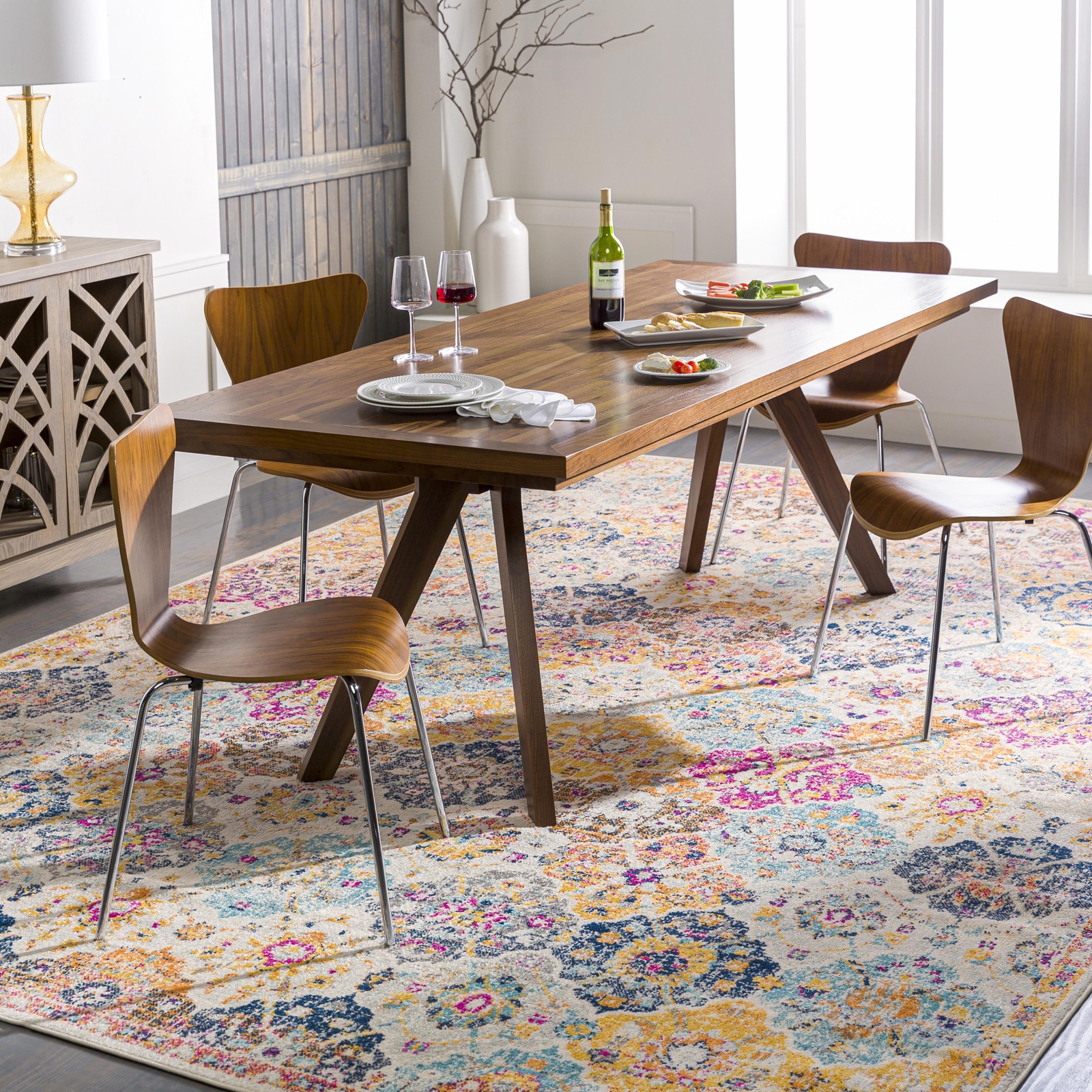 Livabliss Teppich »CUZCO«, rechteckig, 7 mm Höhe, Vintage Orientteppich, Kurzflor Boho Wohnzimmerteppich, Läufer