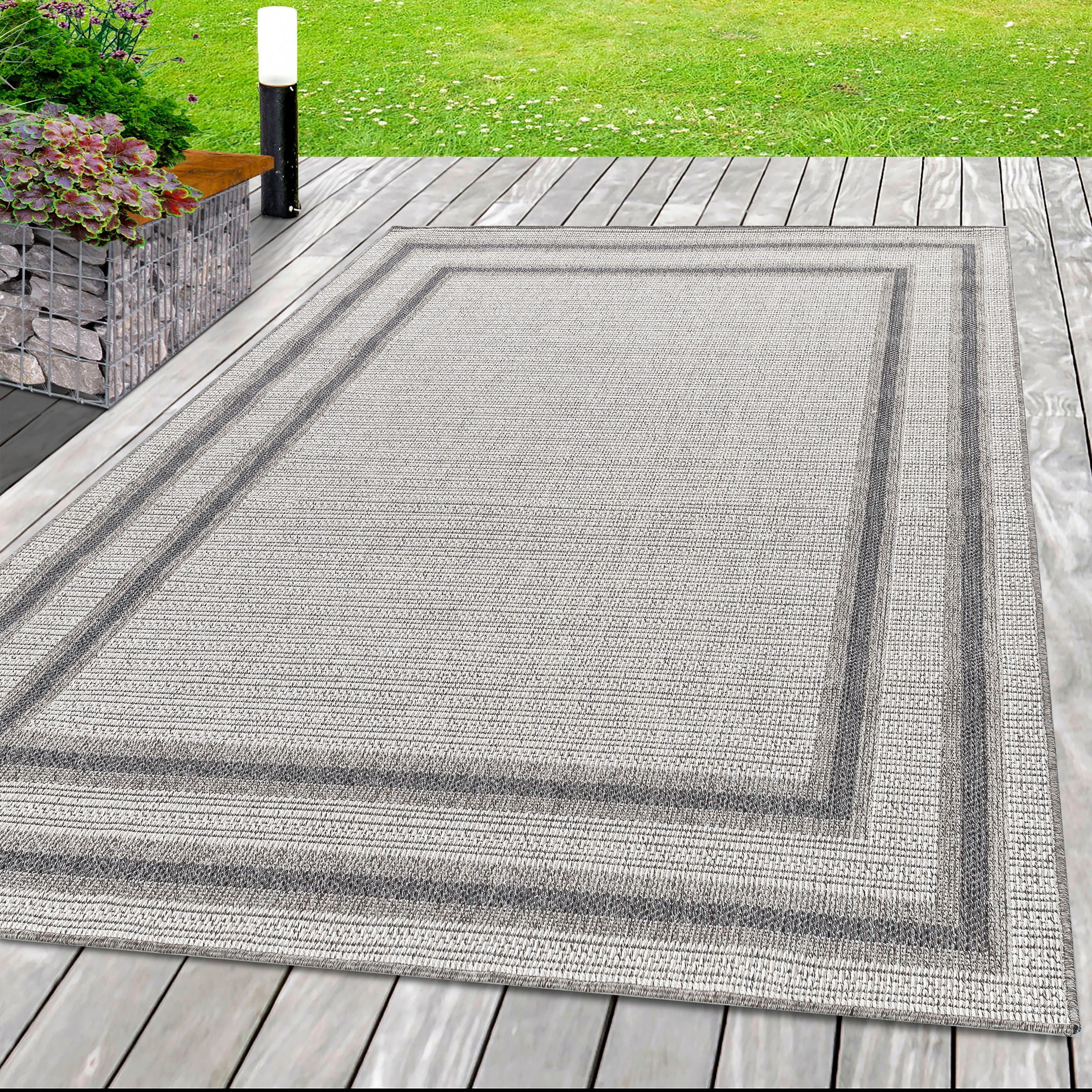Ayyildiz Teppiche Teppich »ARUBA 4901«, rechteckig, 6 mm Höhe, Pflegeleicht, Modern, In- und Outdoor geeignet