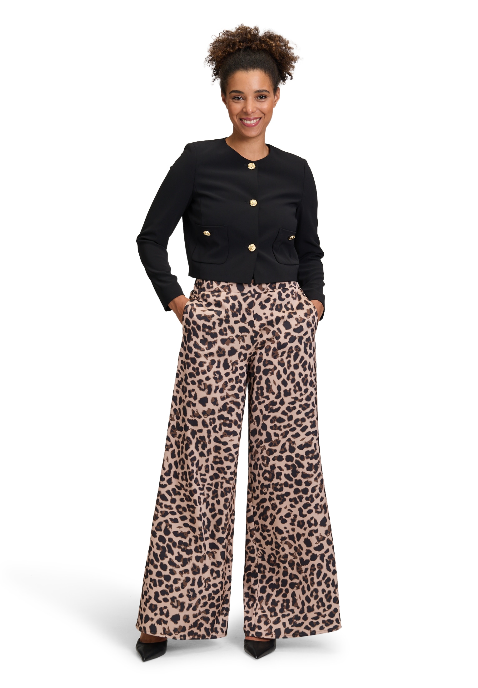 Vera Mont Marlene-Hose »Marlene-Hose mit Leoprint«
