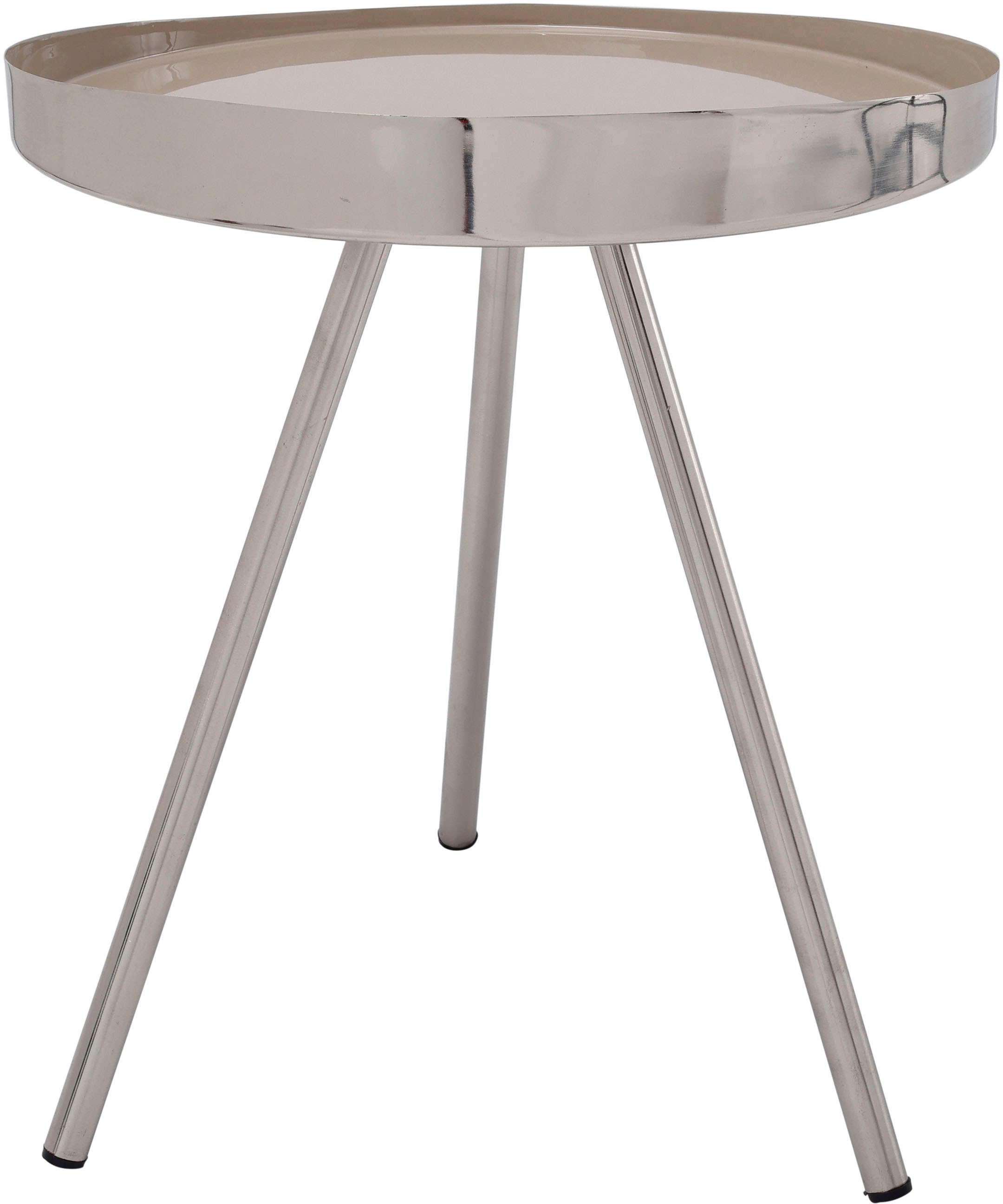 Kayoom Beistelltisch »Morrison, runder Beistelltisch, edler Look«, (1 St.), Dekorativ, glanzvolle Lackierung, stilvolles Design