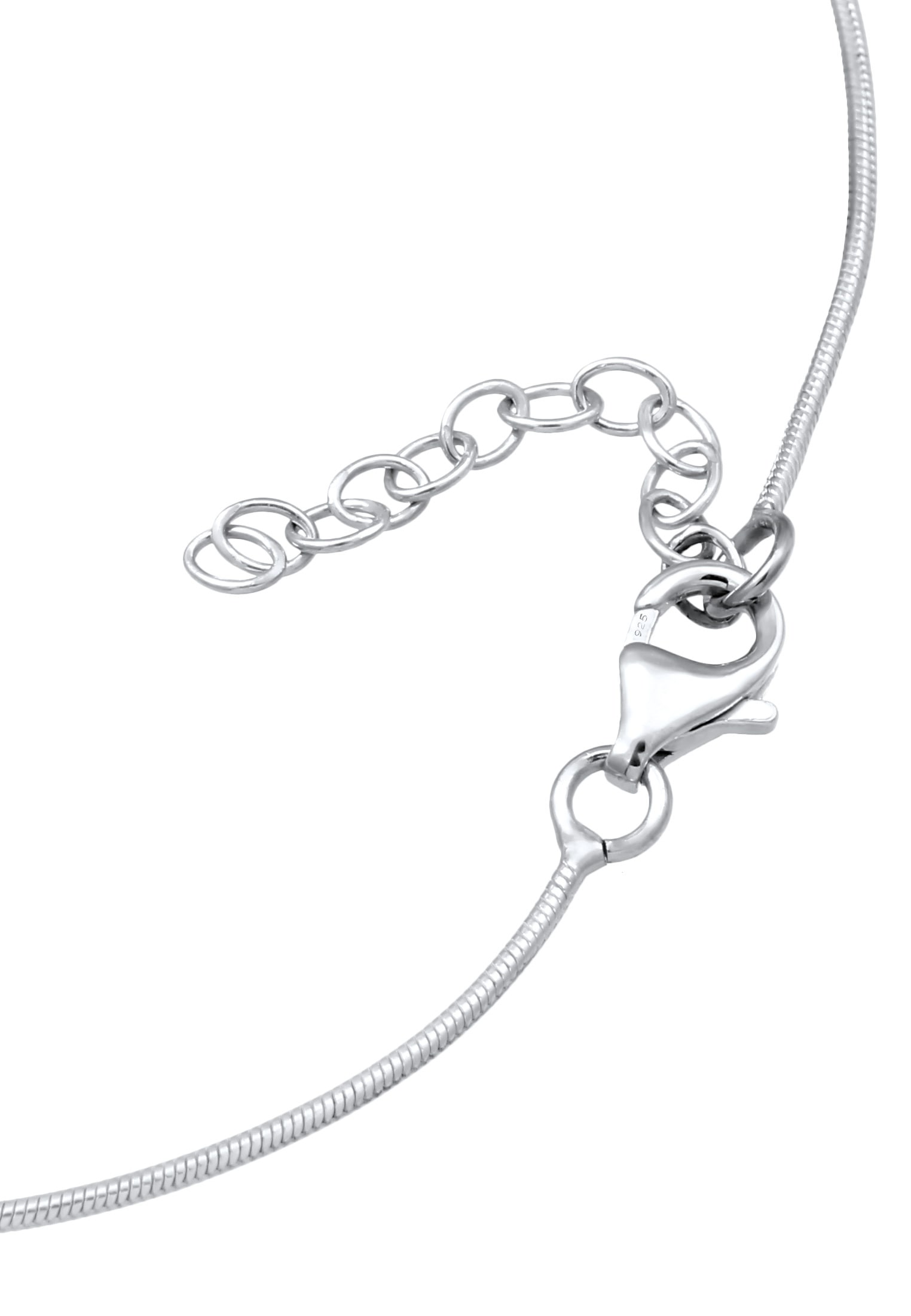 Elli Fußkette »Fußschmuck Basic Schlangenkettchen 925 Silber«