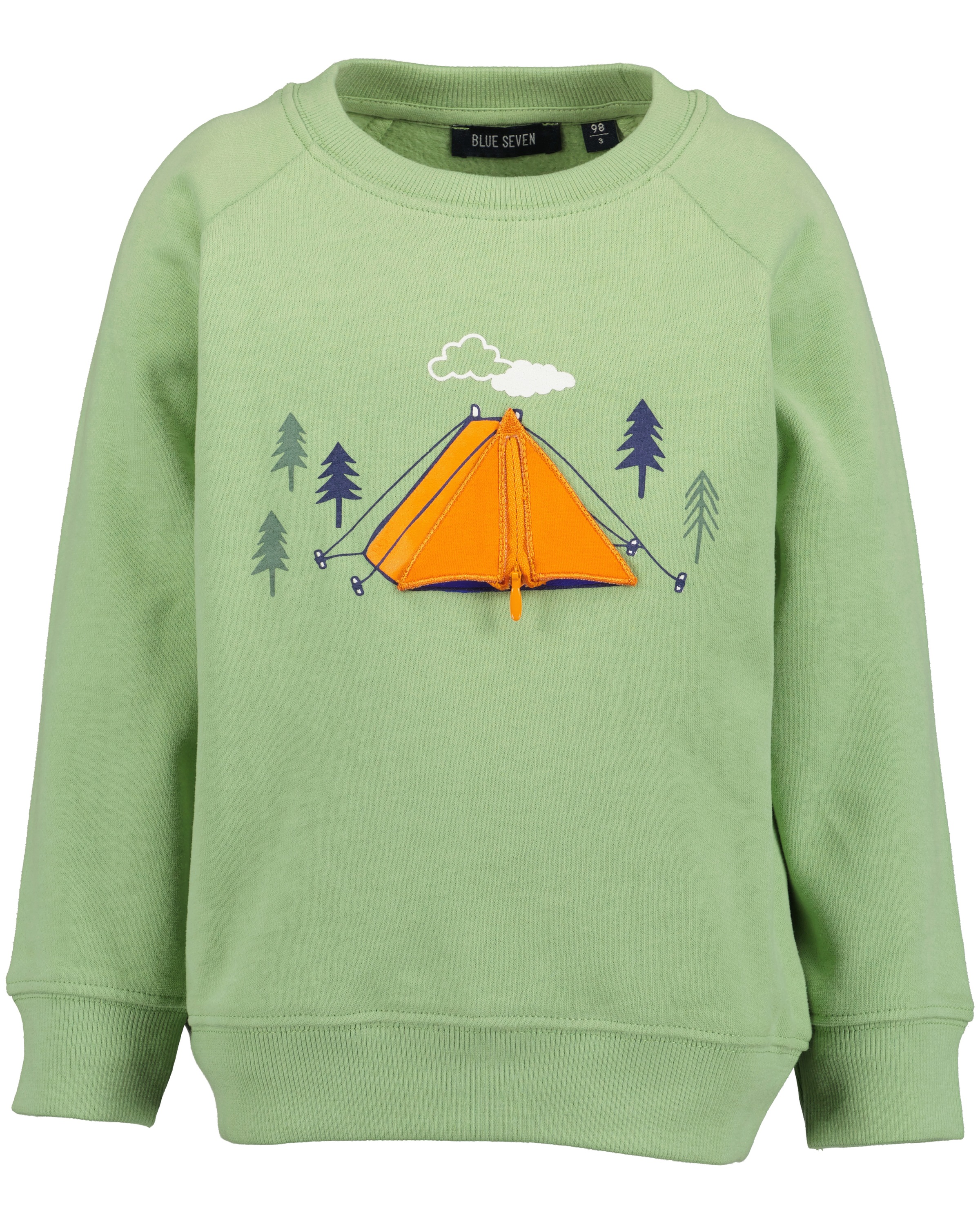 Blue Seven Sweater »Sweatshirt« in grün, Größe 116