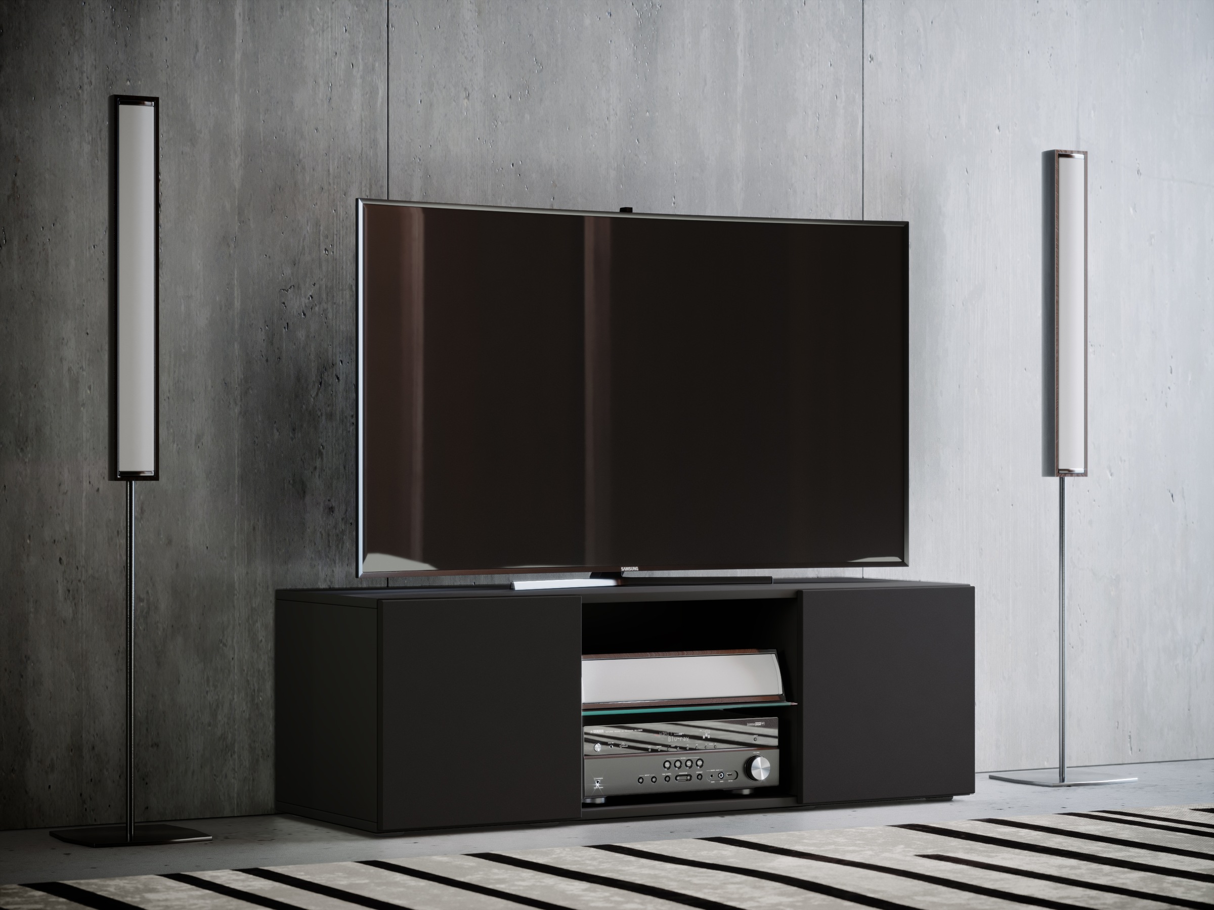 VCM Wohnzimmertisch »Holz TV Lowboard Möbel Fernsehschrank Lowina«