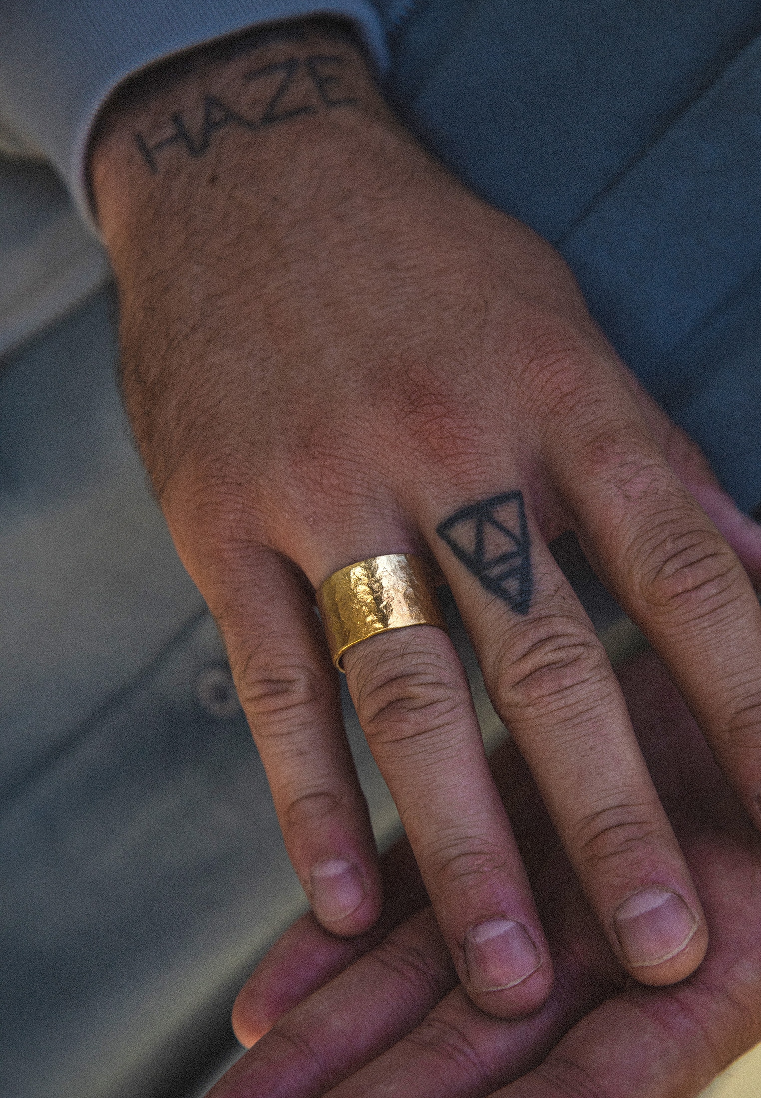 HAZE & GLORY Silberring »Ring Bandring - Feel Alive 925 Silber«