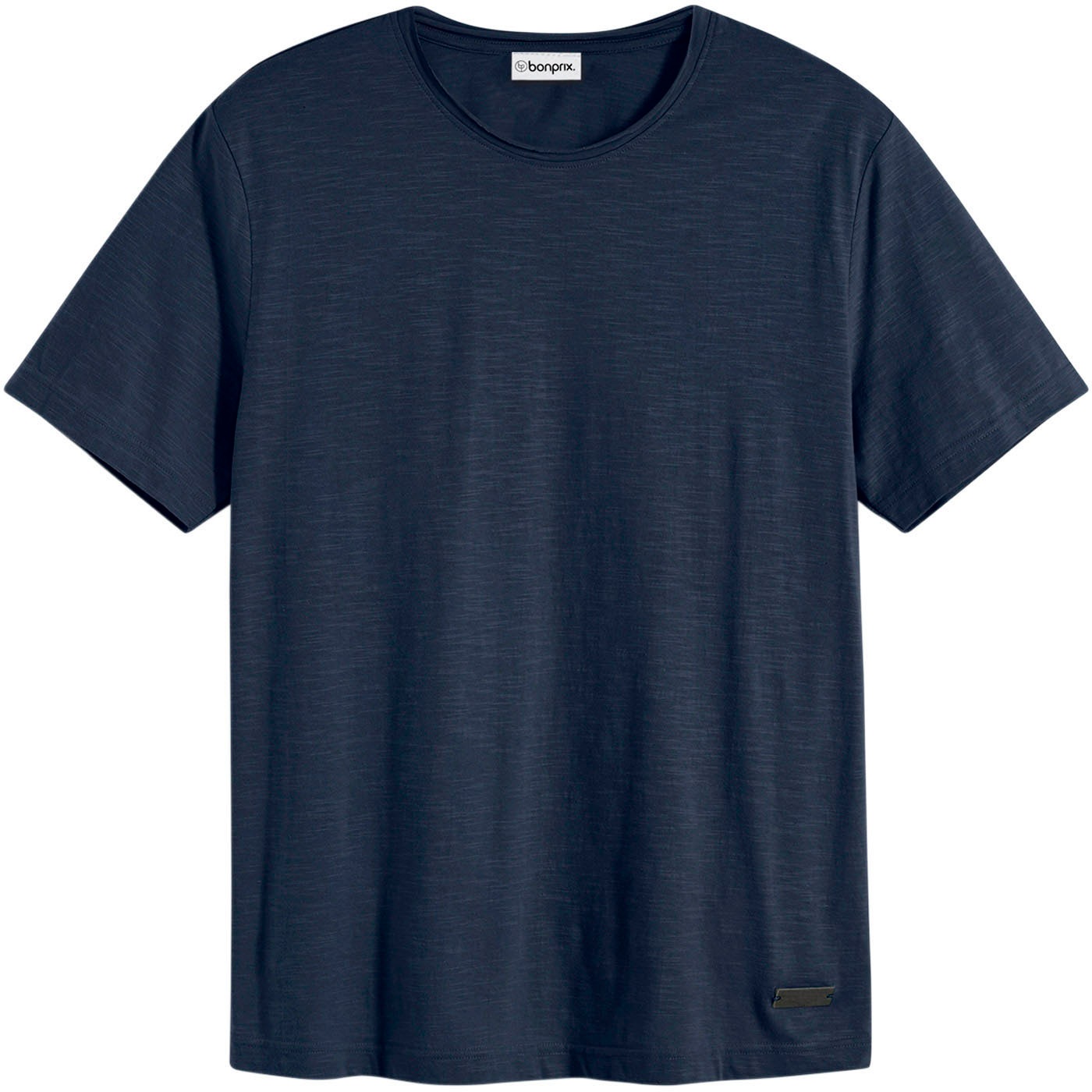 bonprix T-Shirt »T-Shirt aus reiner Baumwolle« Regular Fit, offene Kanten am Ausschnitt, aus reiner Baumwolle