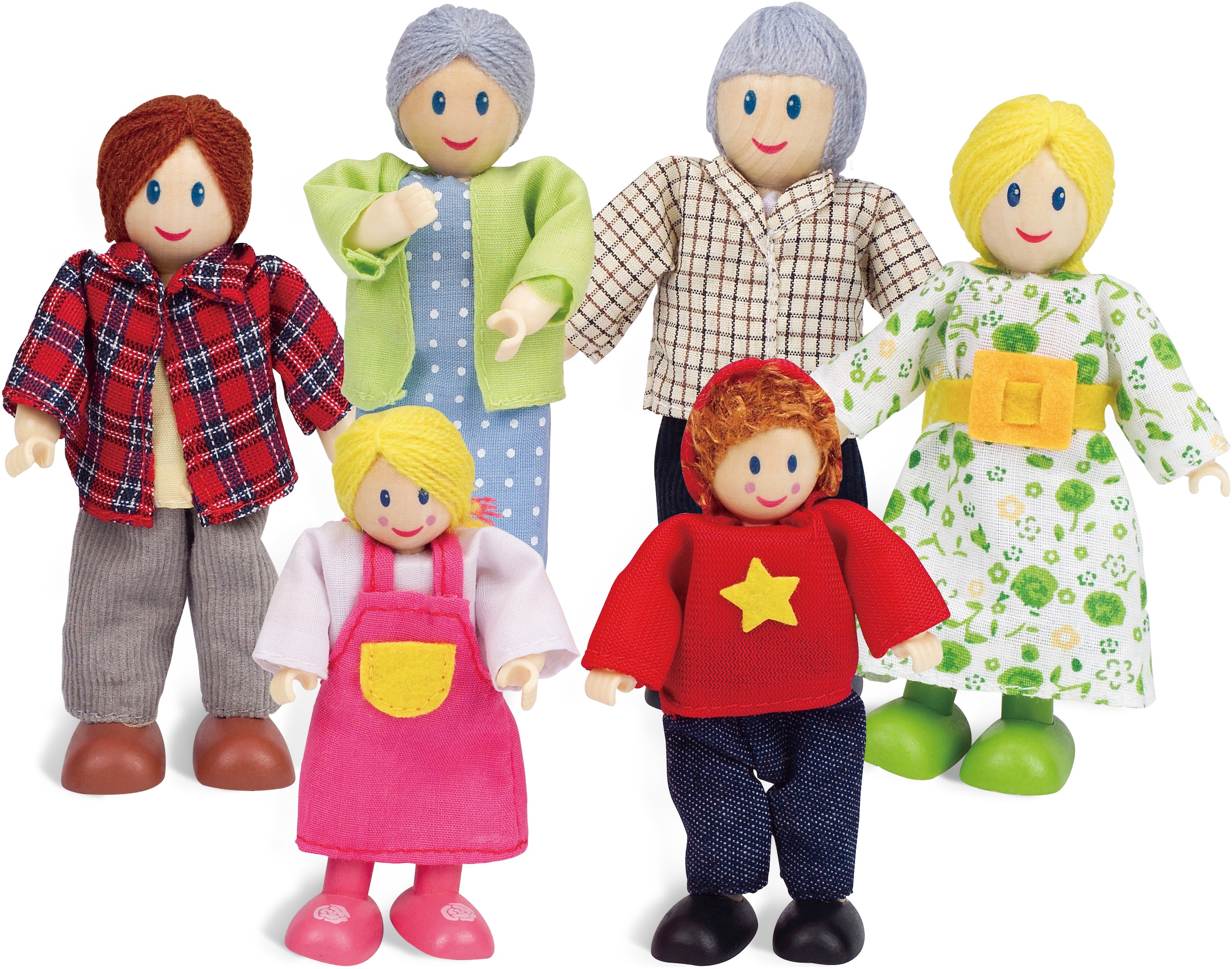 Hape Stoffpuppe »Puppenfamilie«