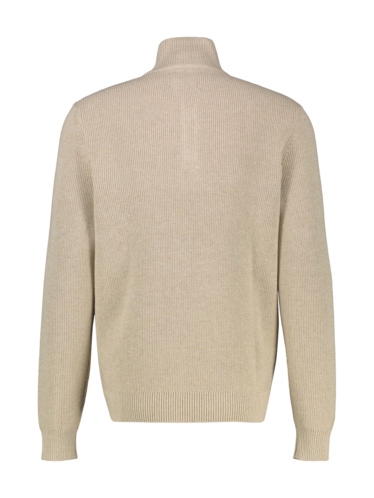LERROS Strickpullover mit Troyerkragen und kurzer Knopfleiste