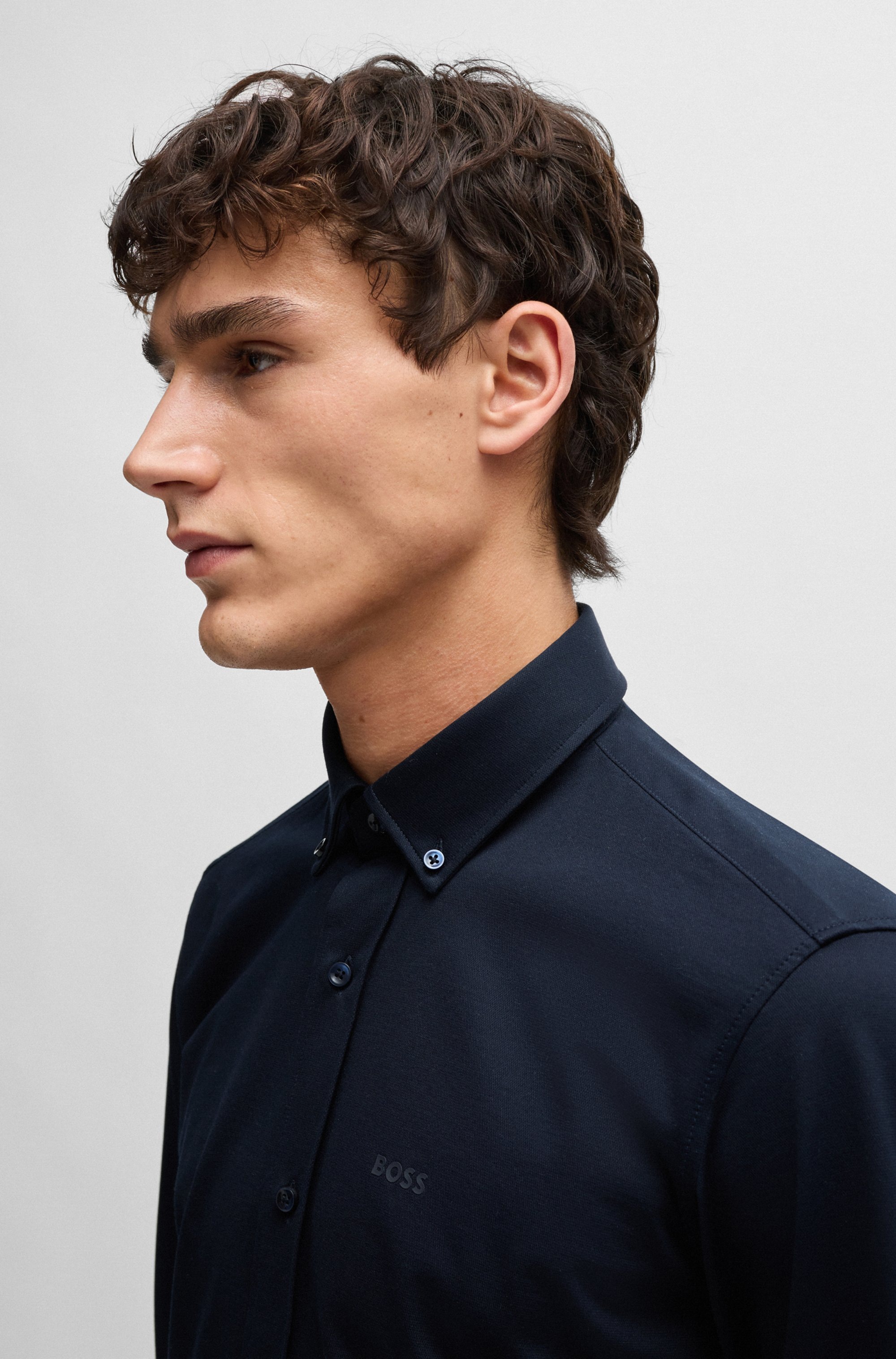 BOSS Businesshemd »JOE« mit Button-Down-Kragen, regular fit