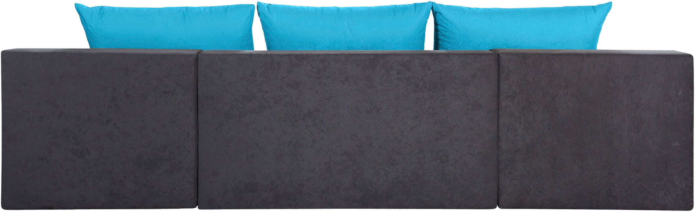COLLECTION AB Wohnlandschaft »Josy, U-Form, Schlafsofa mit Bettkasten«, (Cord-/Mix), flexible Recamiere, Breite: 269cm, inklusive Rückenkissen