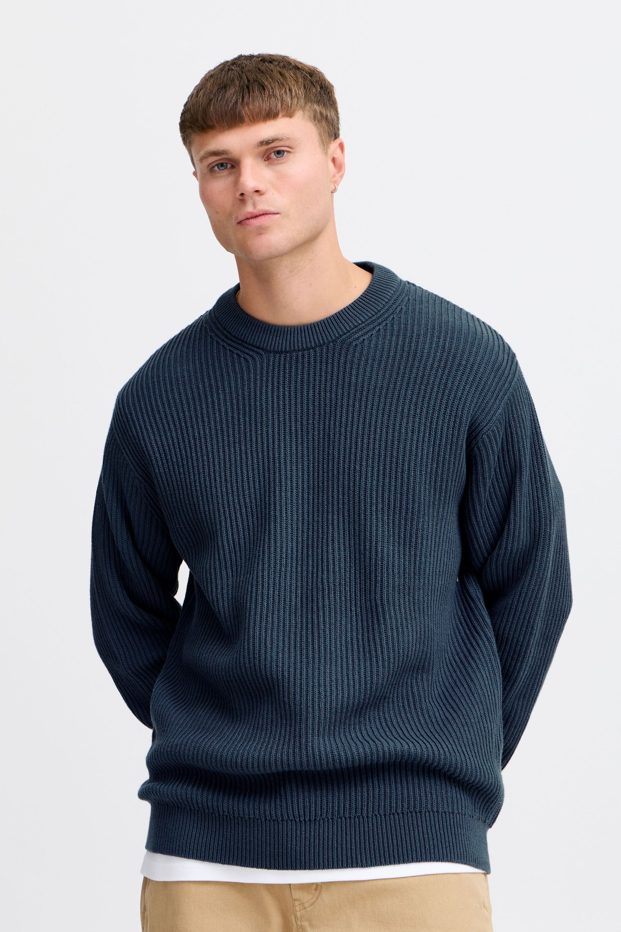 !Solid Strickfleece-Pullover »Strickpullover SDGia«