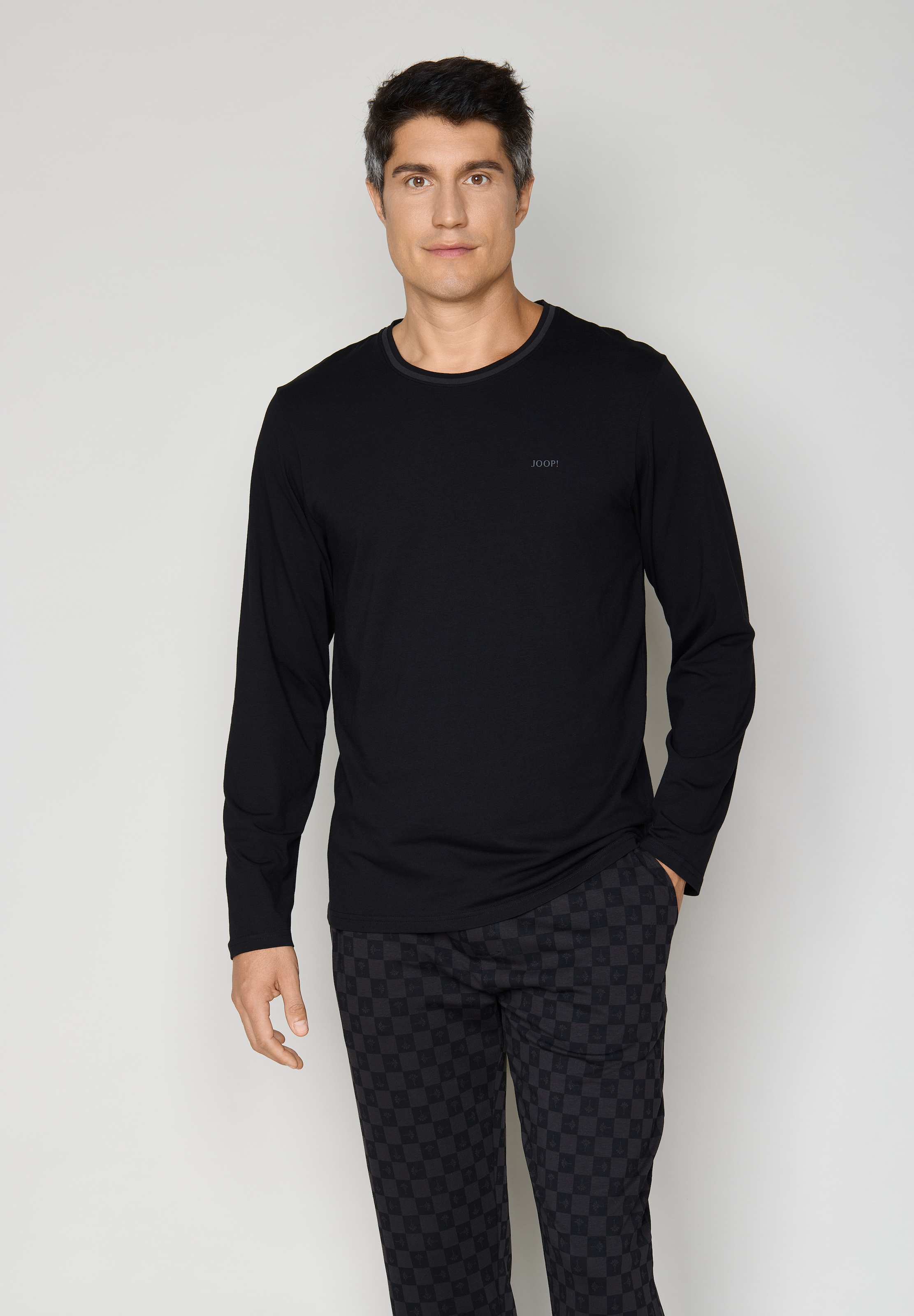 JOOP! Pyjama »EPP Set (Cotton Jersey)« mti seitlichen Taschen, Cotton-Mix, Rundhalsausschnitt