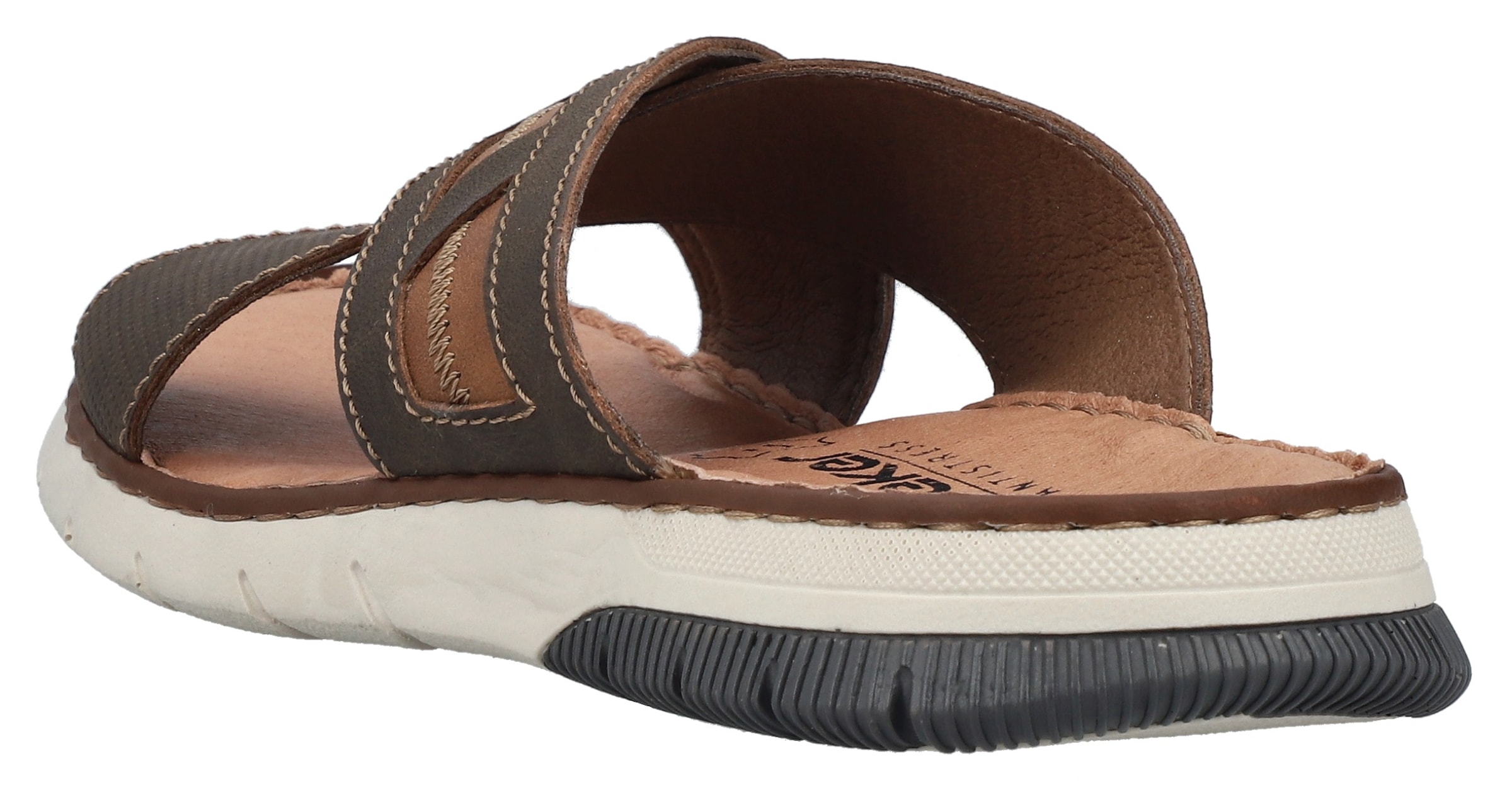 Rieker Pantolette, Sommerschuh, Strandschuh, Schlappen mit weicher Innensohle