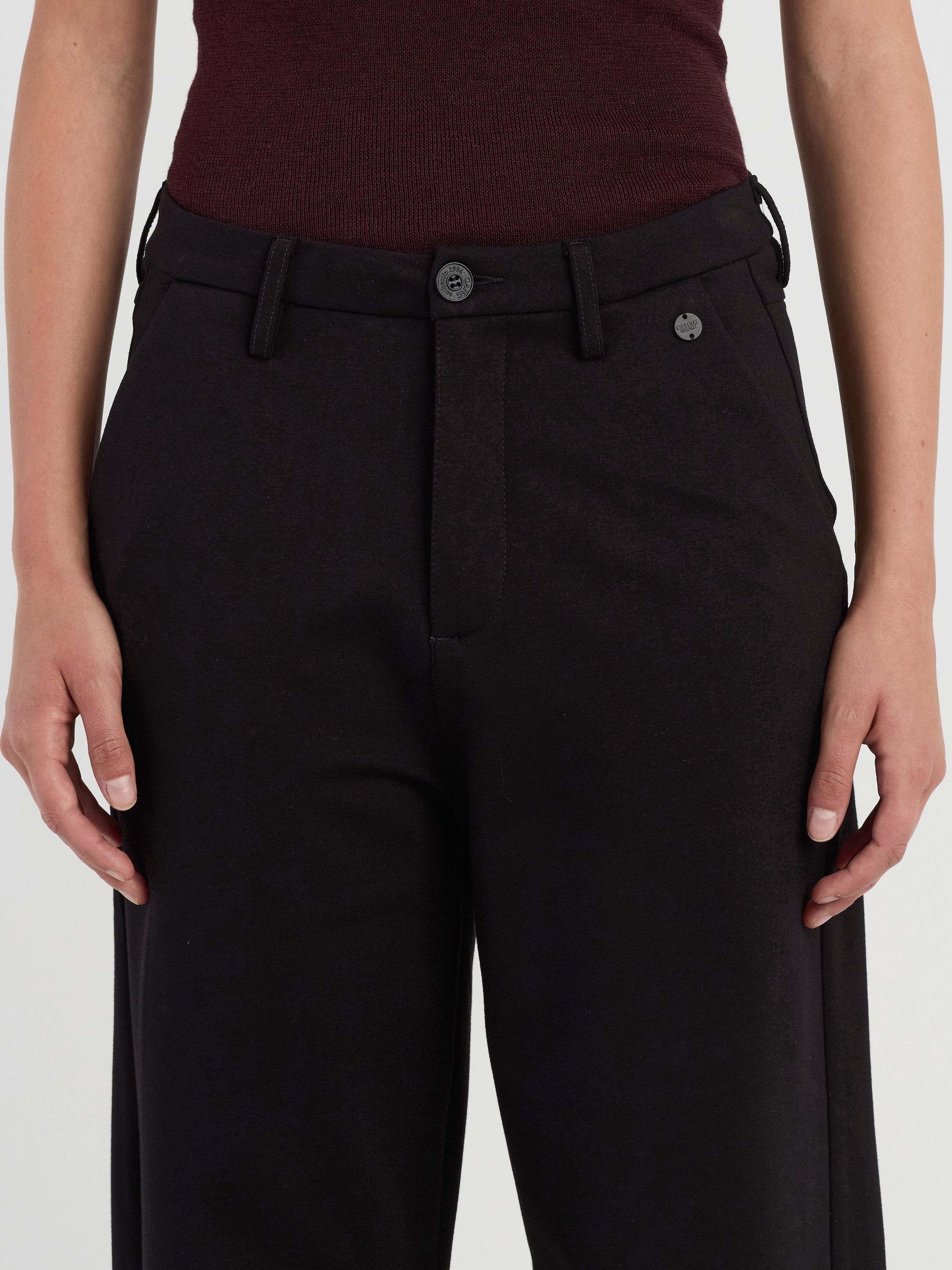GANG Jerseyhose »94OLIA«  aus schwerem Stoff, O-Shape