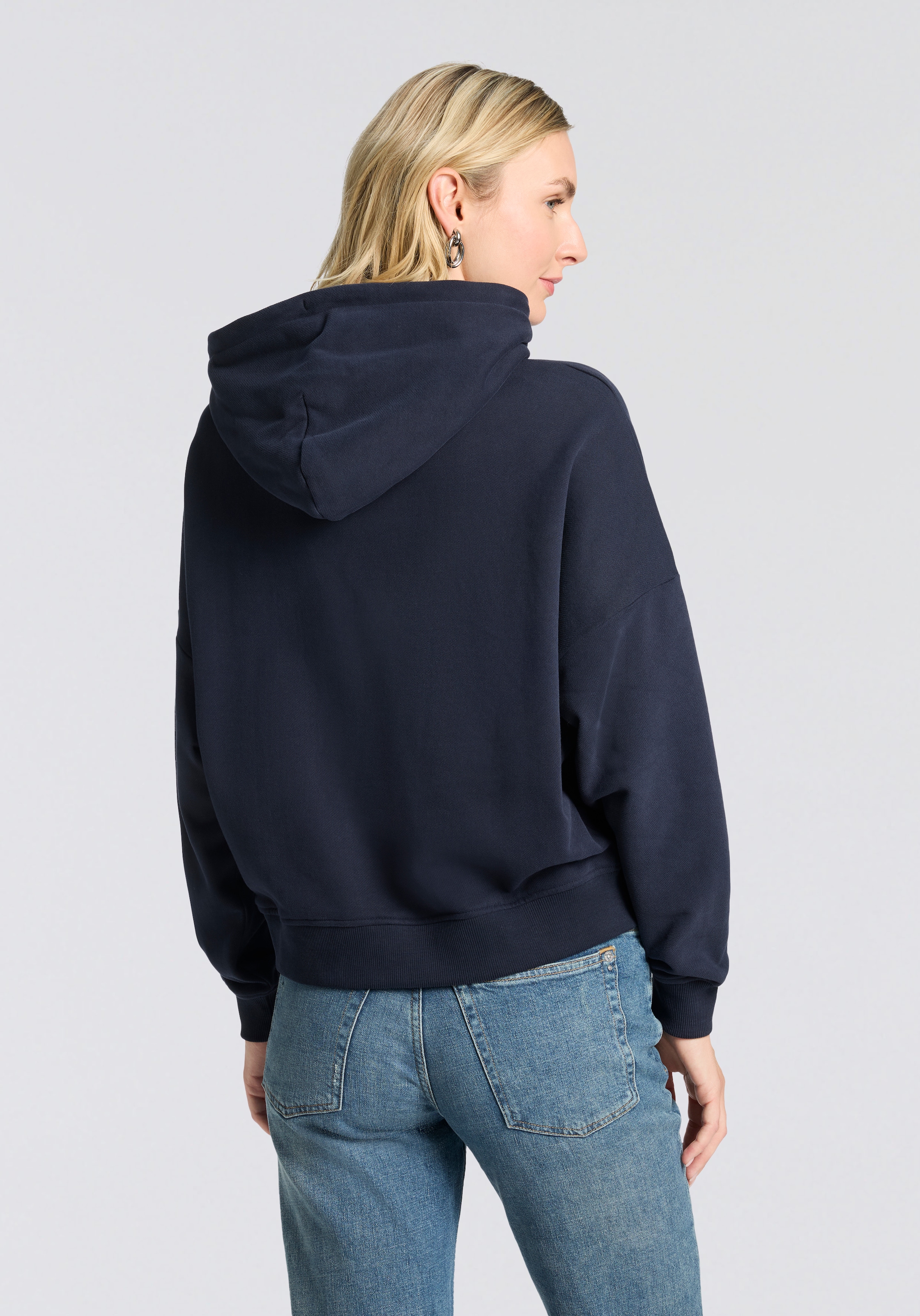 BOSS ORANGE Hoodie »Ehoody Premium Damenmode«, mit gesticktem Logo
