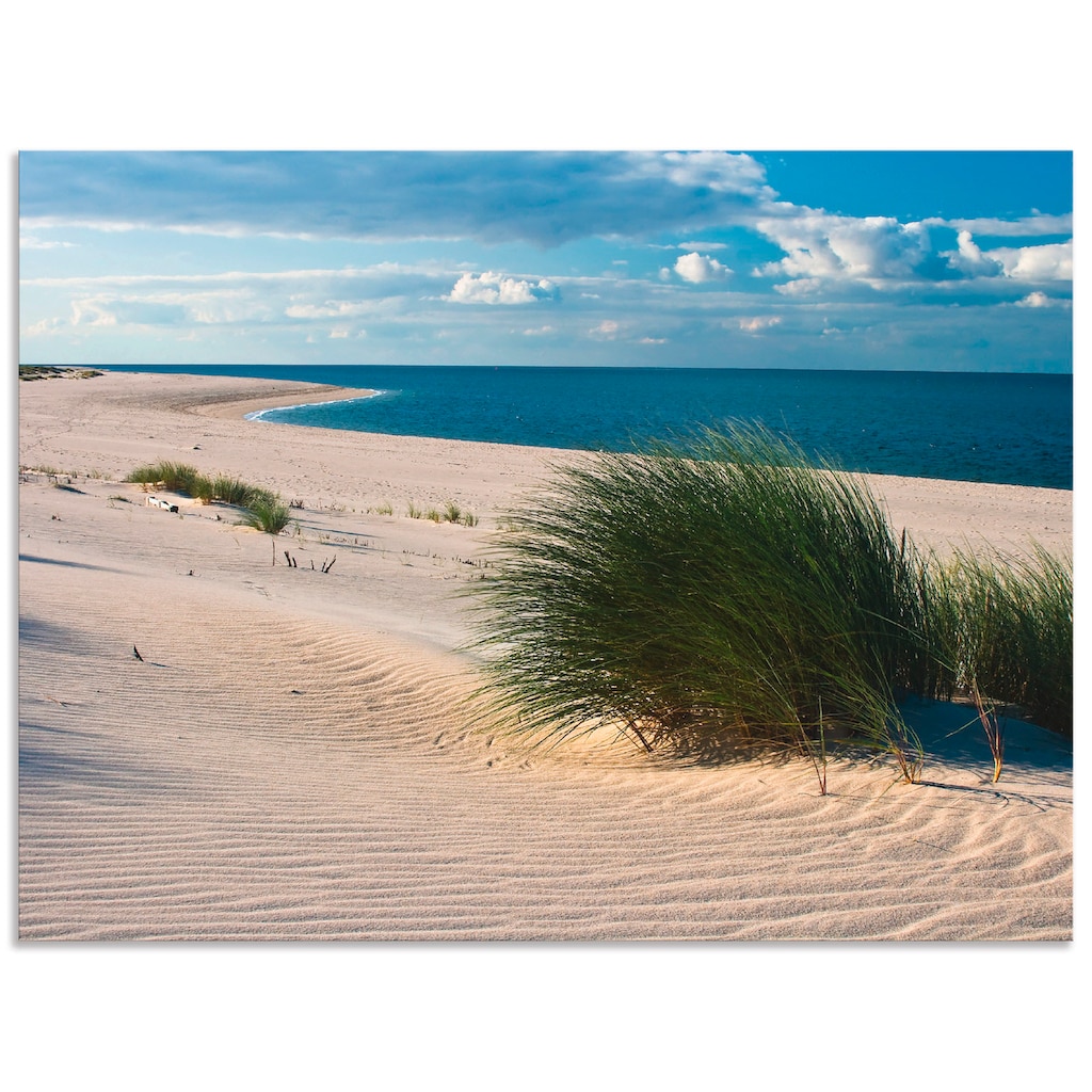 Artland Wandbild »Gras am Strand«, Strand, (1 St.)