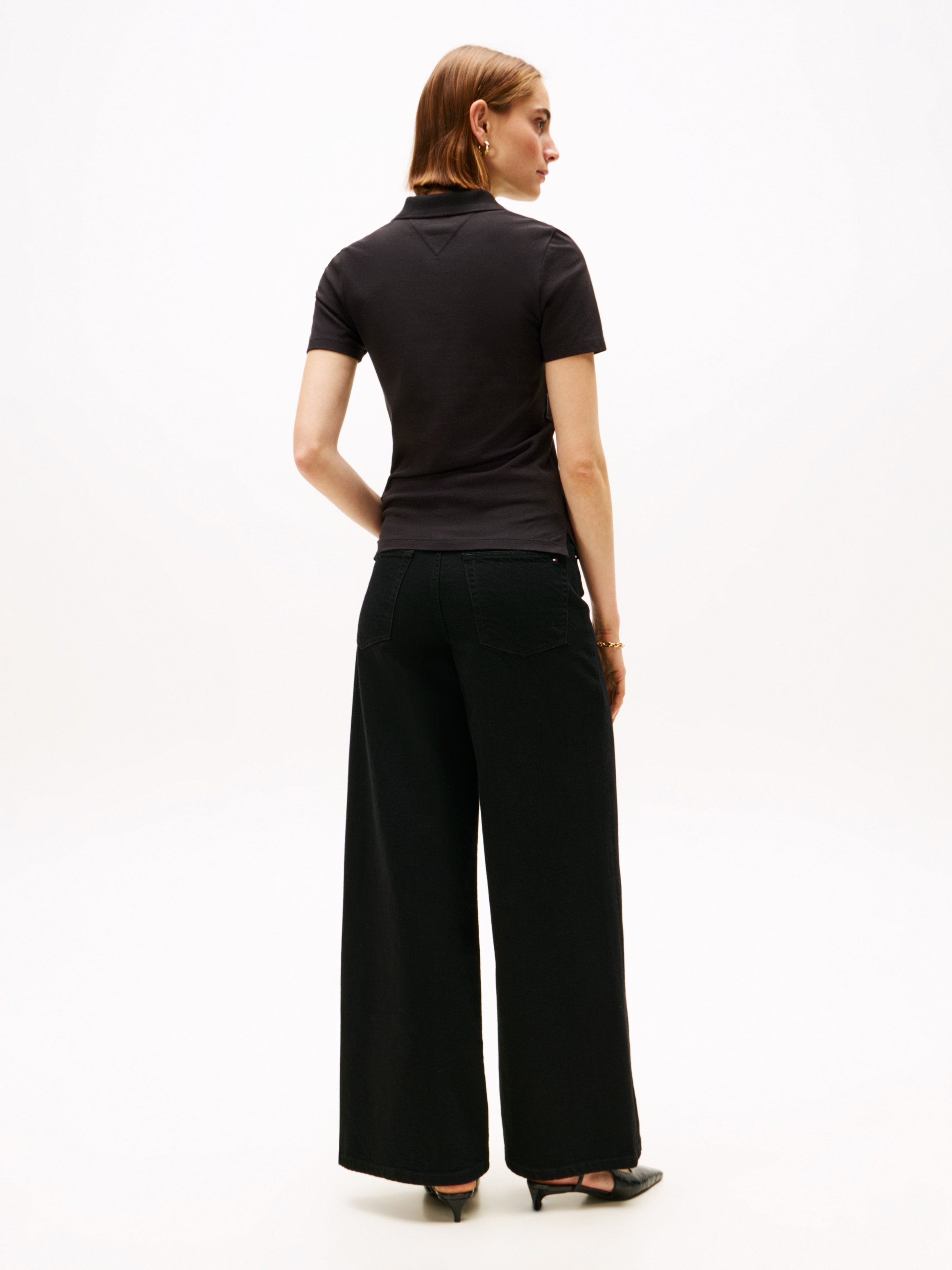 Tommy Hilfiger Poloshirt »1985 Slim Fit Pique Premium« mit Logostickerei, mit Seitenschlitzen