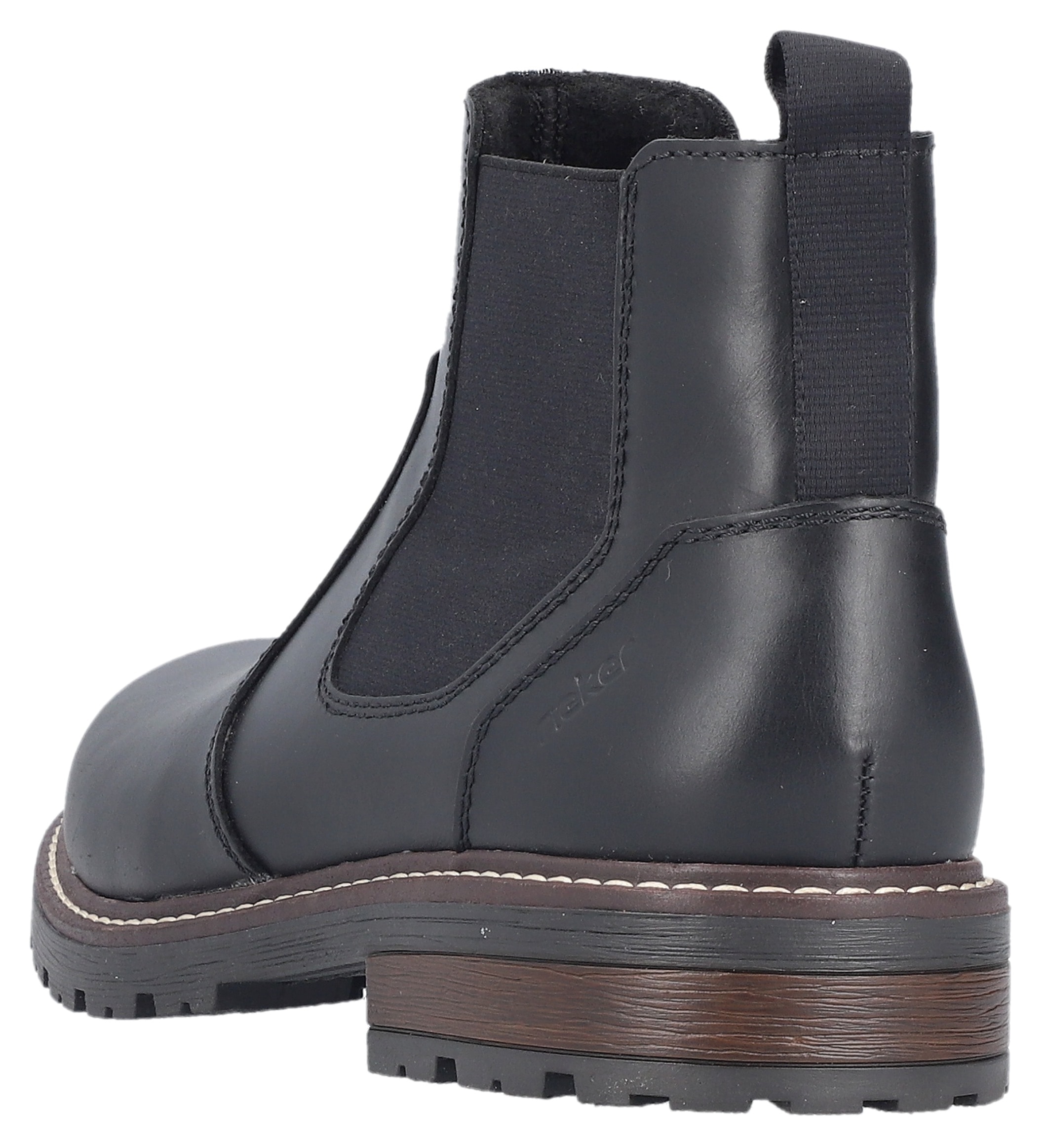 Rieker Chelseaboots, Stiefelette, Casual-Boots mit kontrastfarbener Rahmennaht