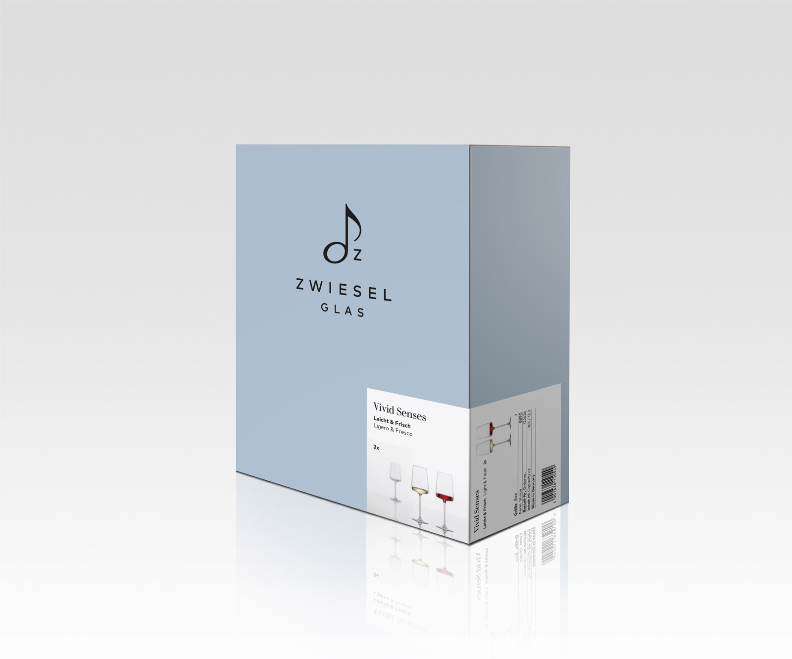 Zwiesel Glas Weinglas »Weingläser Vivid Senses 363 ml 2er Set transparent«