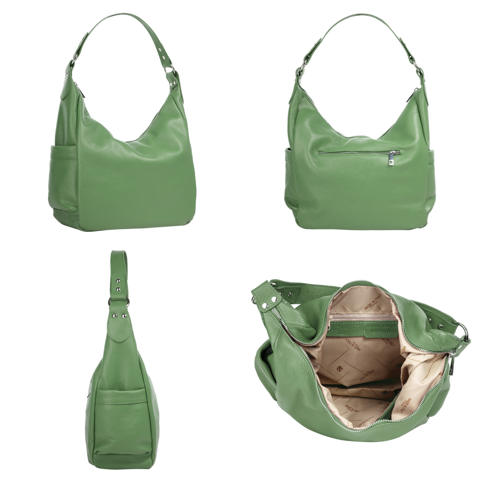Samantha Look Shopper, echt Leder, Made in Italy