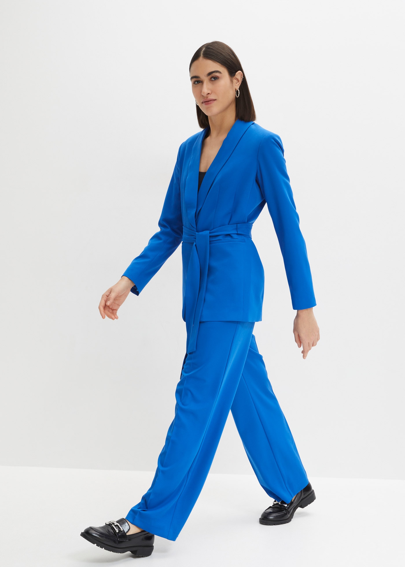 bonprix Jackenblazer »Blazer« für stilvollen Auftritt, mit Schalkragen, aus Polyester und Elasthan