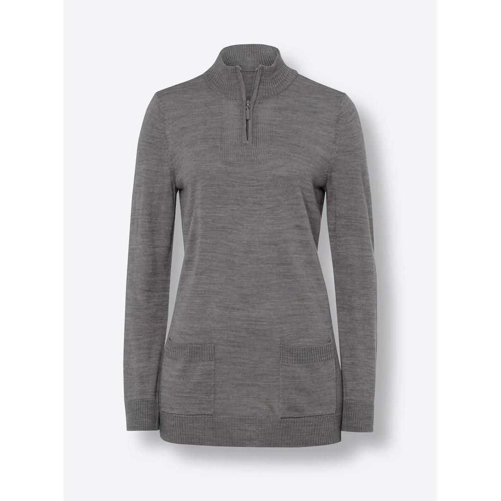 Classic Basics Stehkragenpullover »Pullover«