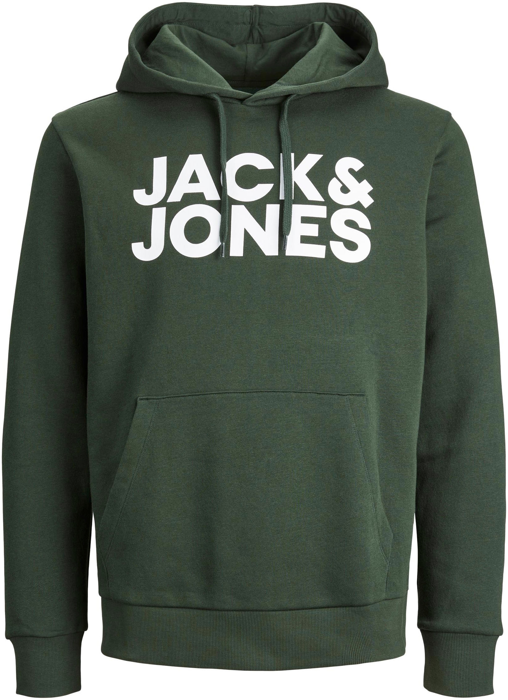 Jack & Jones Kapuzensweatshirt »JJECORP LOGO SWEAT HOOD NOOS«, mit Logo Print