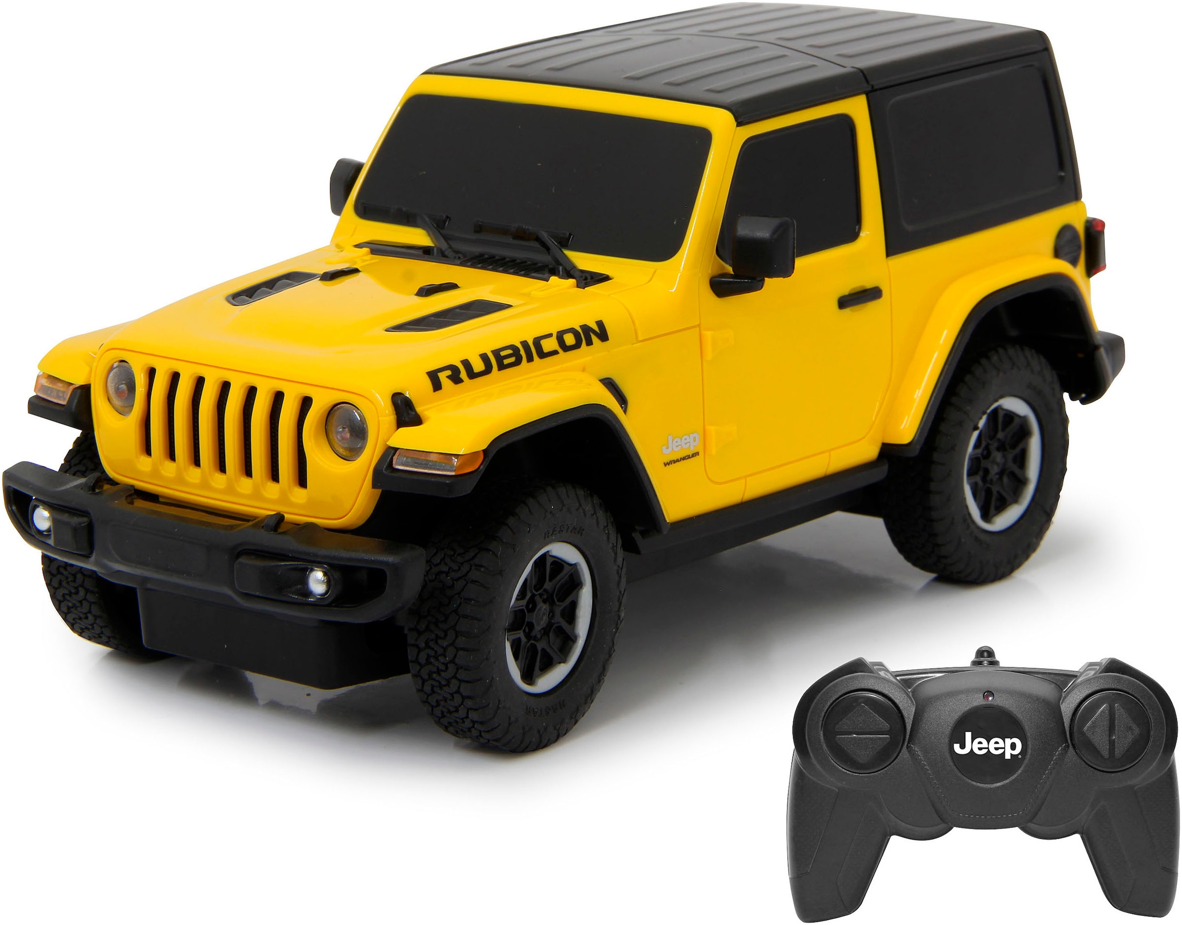 Jamara RC-Auto »Deluxe Cars, Jeep Wrangler JL, 1:24, gelb, 2,4GHz«