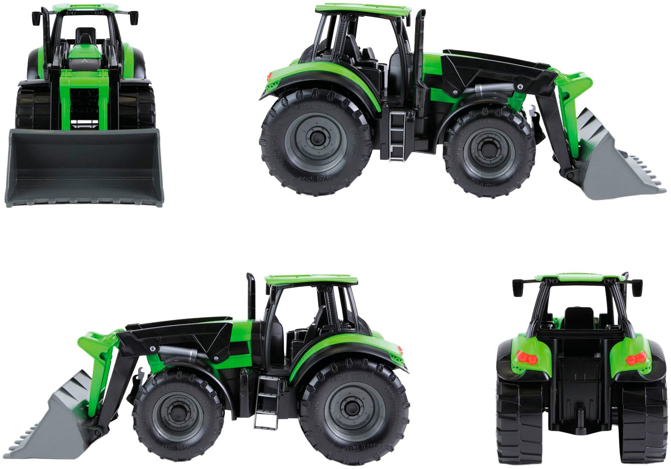 Lena® Spielzeug-Traktor »Worxx Traktor Deutz-Fahr Agrotron 7250 TTV mit Anhänger« Made in Europe
