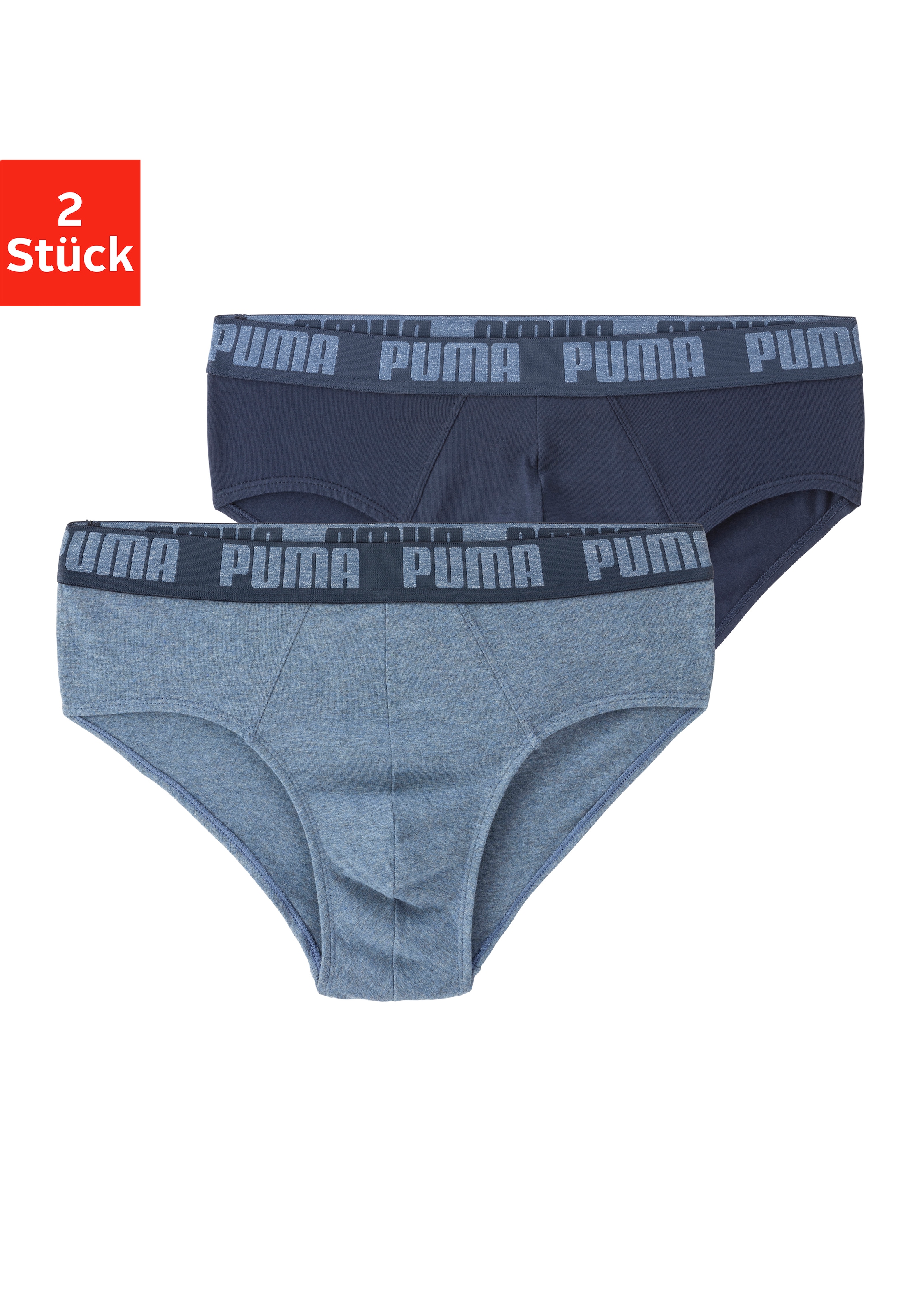 PUMA Slip, (Packung, 2 St.), Logo Webbund bei OTTO | Klassische Panties