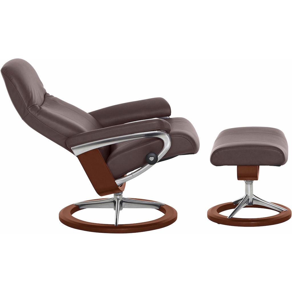 Stressless® Relaxsessel »Garda«, (Set, Relaxsessel mit Hocker)