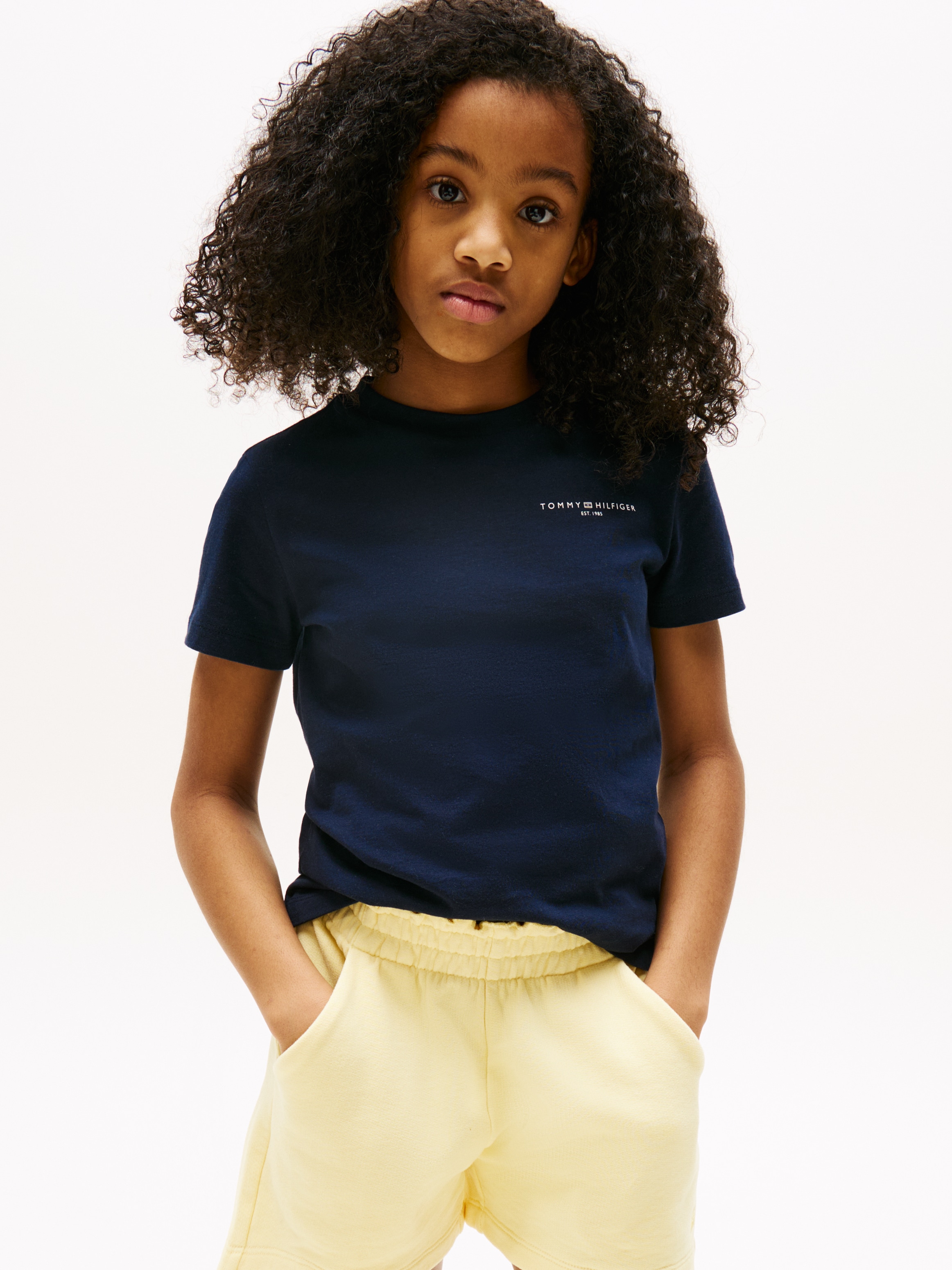 Tommy Hilfiger T-Shirt »MINI CORP T-SHIRT« in Unifarbe