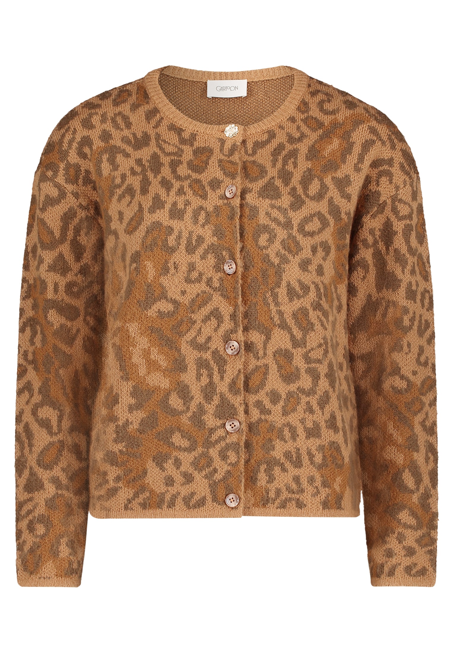 Cartoon Cardigan »Strick-Cardigan mit Rundhalsausschnitt«
