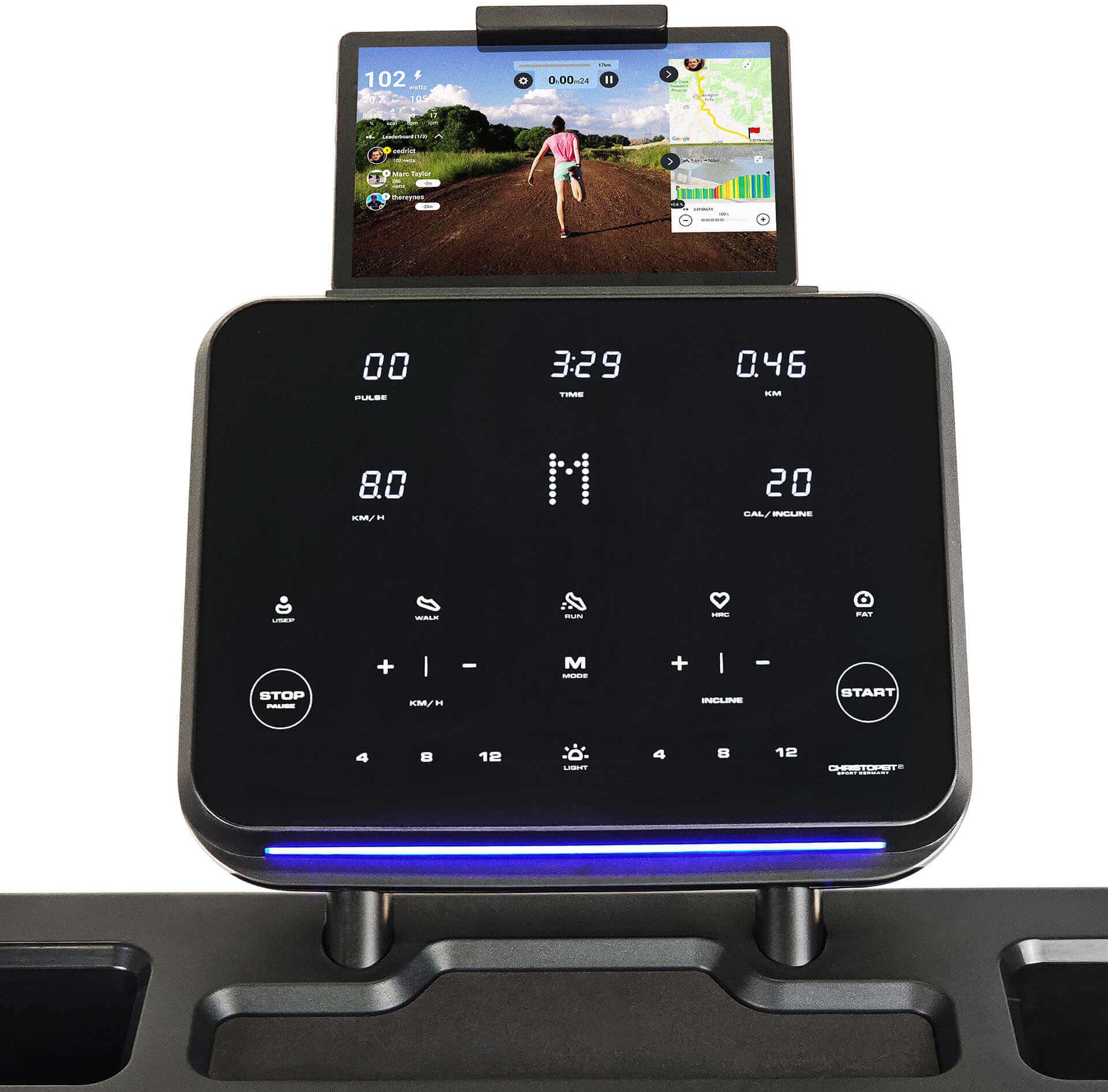 Christopeit Sport® Laufband »Laufband TM 4500 S« bis max. 20 km/h, 130 kg max. Benutzergewicht