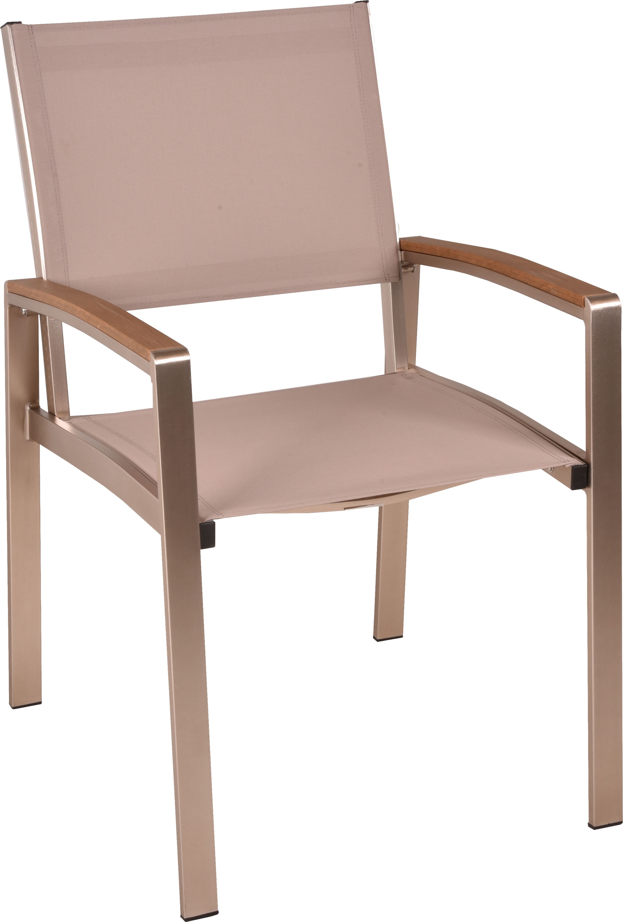 Garden Pleasure Garten-Essgruppe », Tischgruppe »FLORENCE«« Set, 5 Stk. tlg. 4 Stühle (stapelbar), Tisch LxB: 90x75 cm, mit 2 Eisbehälter im Tisch