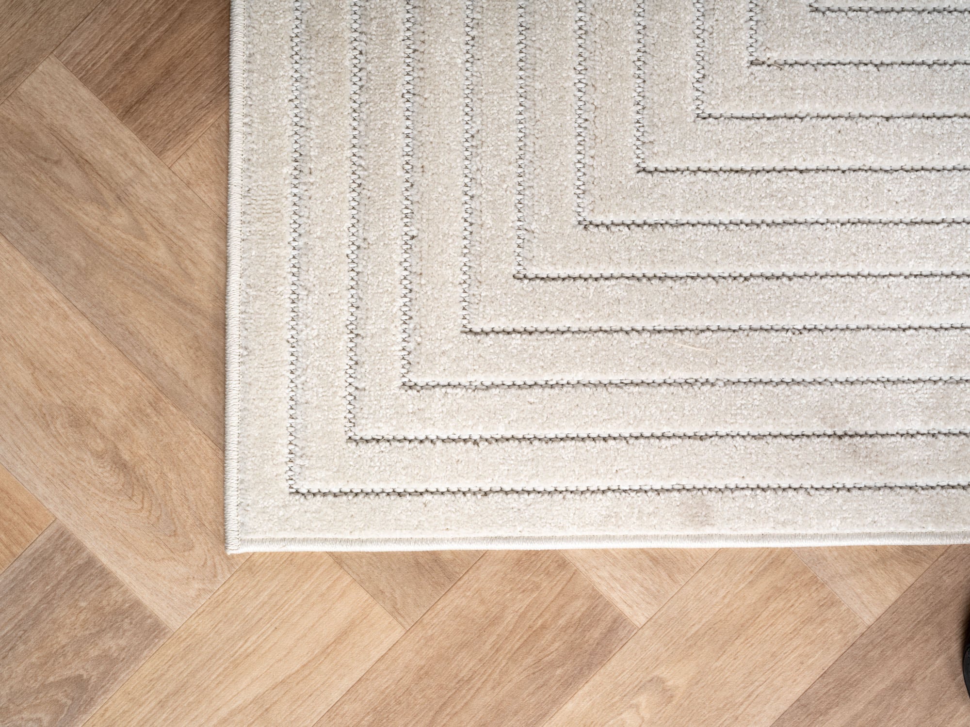 Ayyildiz Teppiche Langflor-Teppich »NOVA 1202 , auch als Läufer und in Rund erhältlich« rund 5 mm Höhe In -und Outdoor, Hoch Tief Effekt, Struktur, Wohnzimmer, Aussenbereich