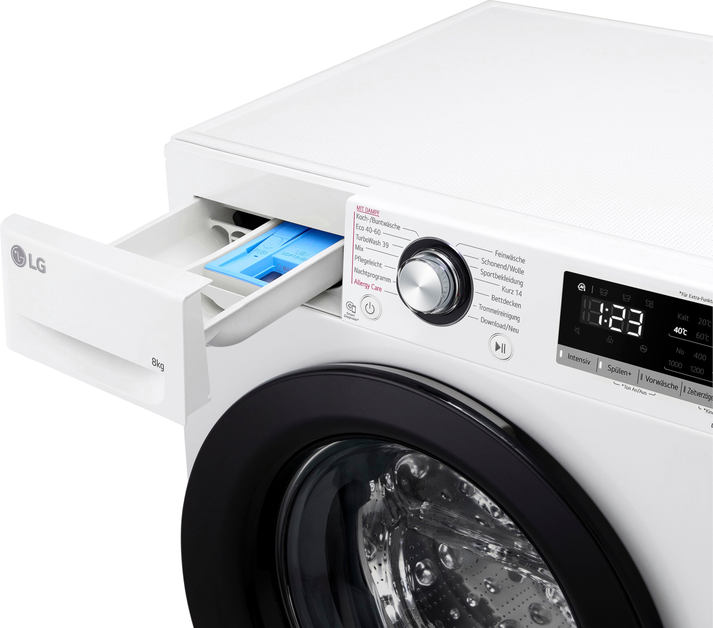 LG Waschmaschine »F4WV4085«, 8 kg, 1400 U/min
