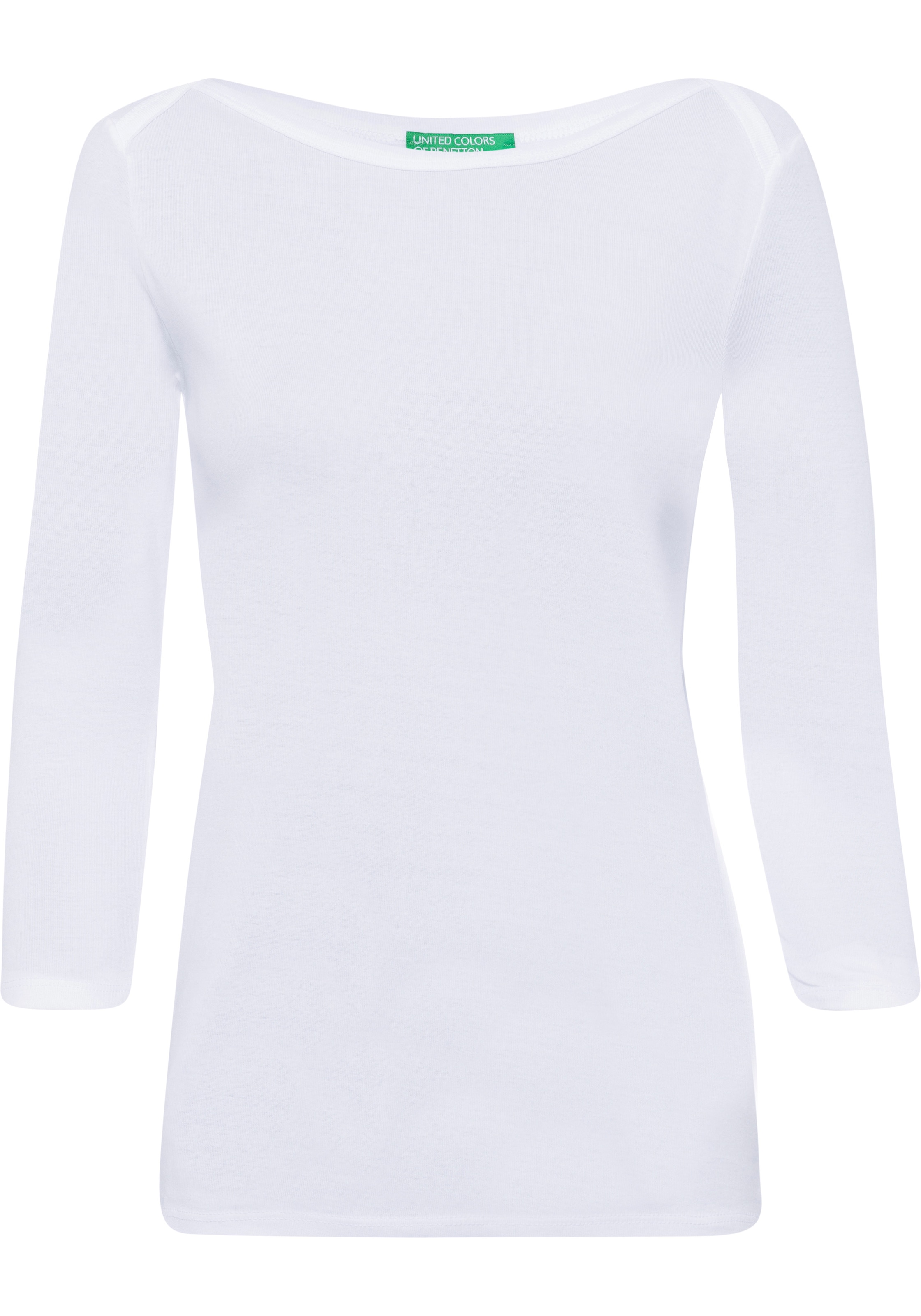 OTTO mit 3/4-Arm-Shirt, toniger Benetton Logo-Stickerei im of Online Shop United Colors